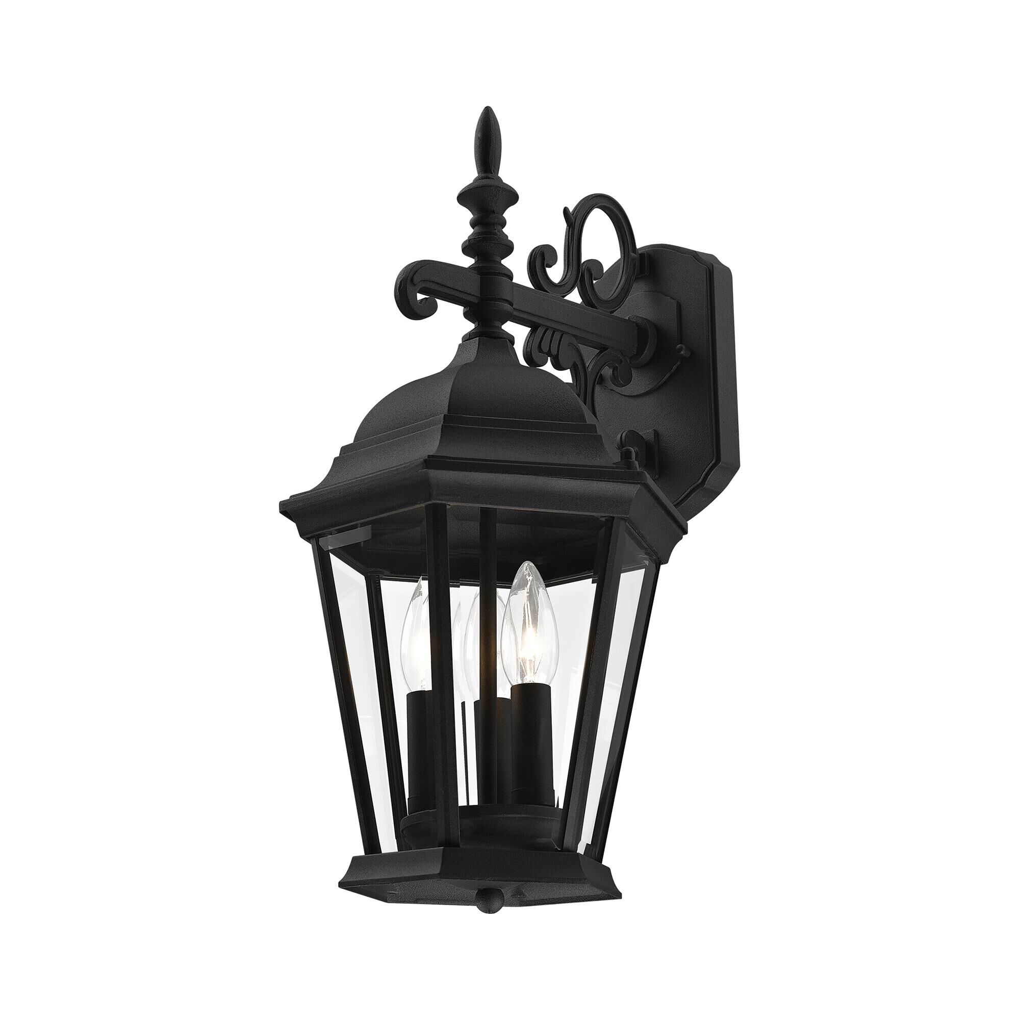Hamilton 18 Inch Tall 3 Light Outdoor Wall Light by Livex Lighting