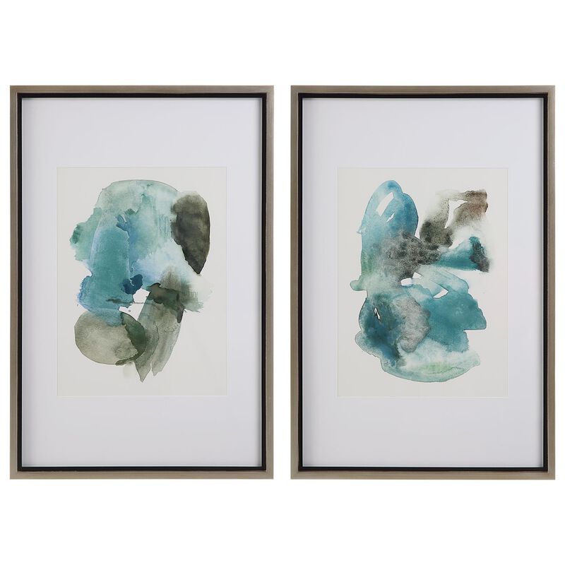Blueprints Print Set of 2 by Uttermost