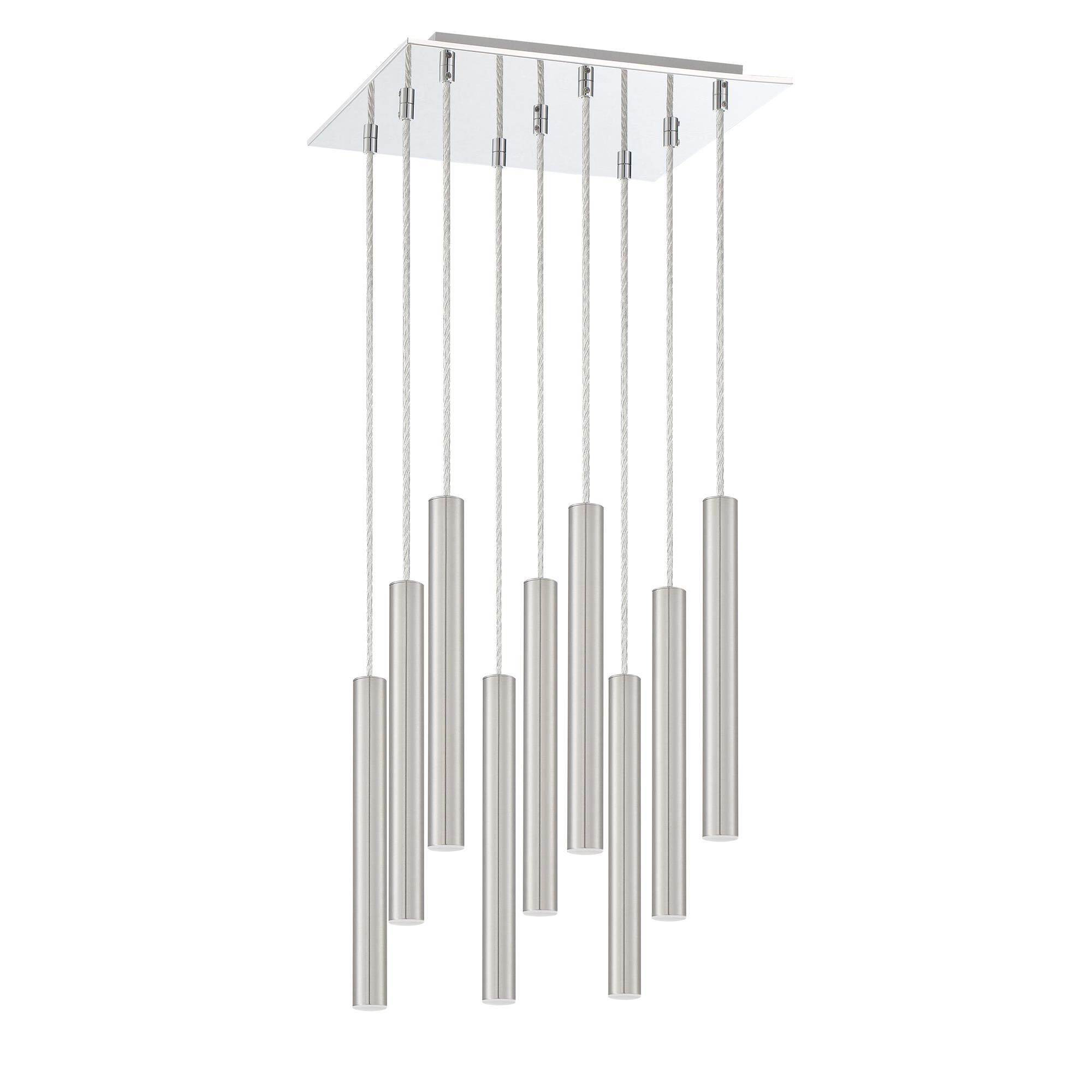 Forest 14 Inch 9 Light LED Linear Suspension Light by Z-Lite