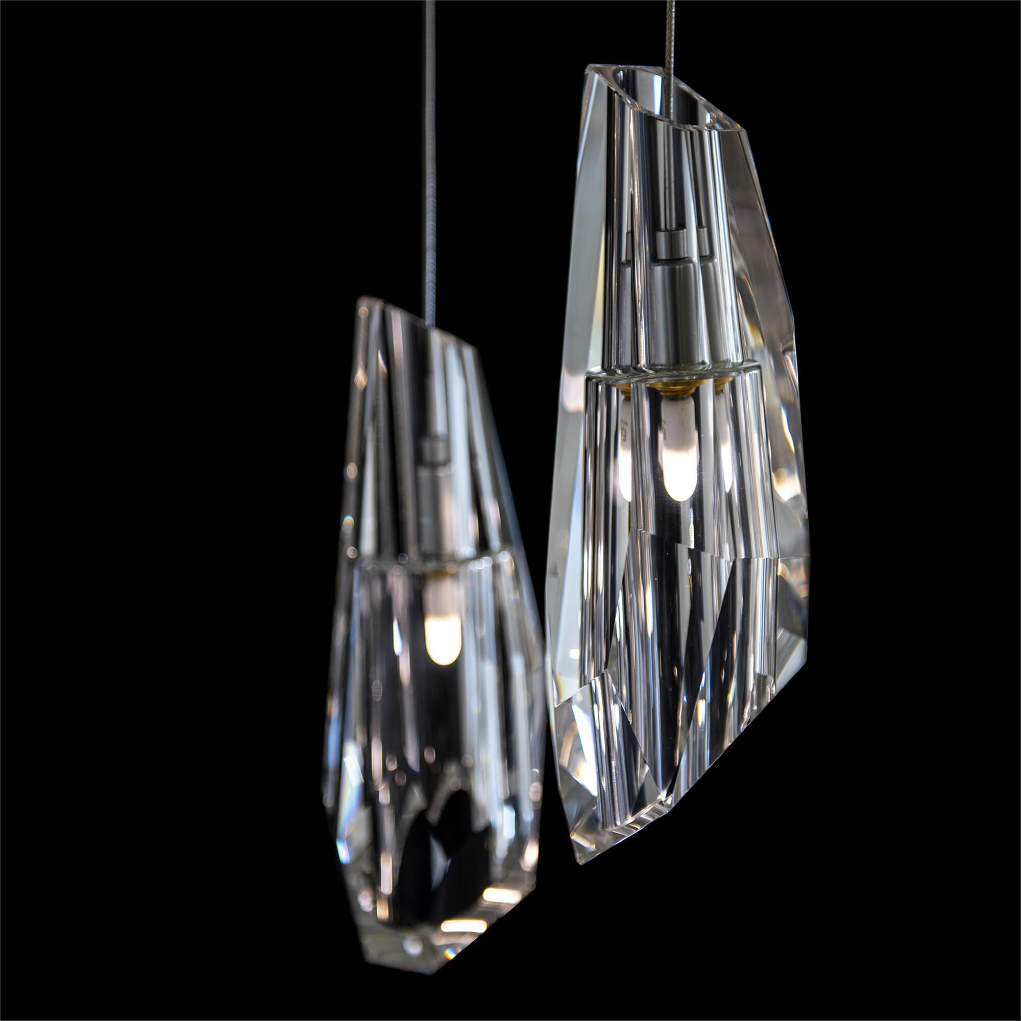 Shown in Sterling finish and Crystal accent