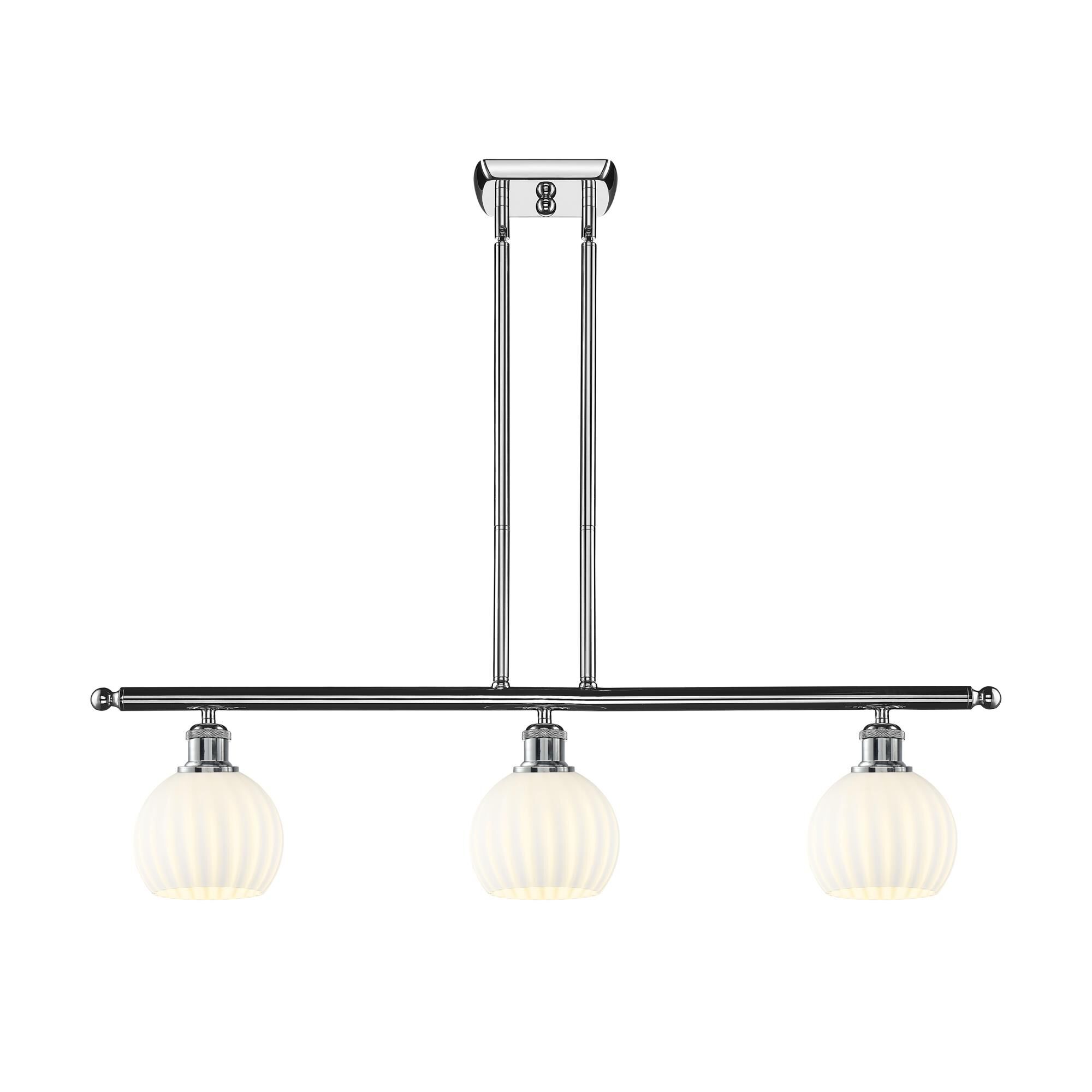 Bruno Marashlian White Venetian 36 Inch Linear Suspension Light by Innovations Lighting