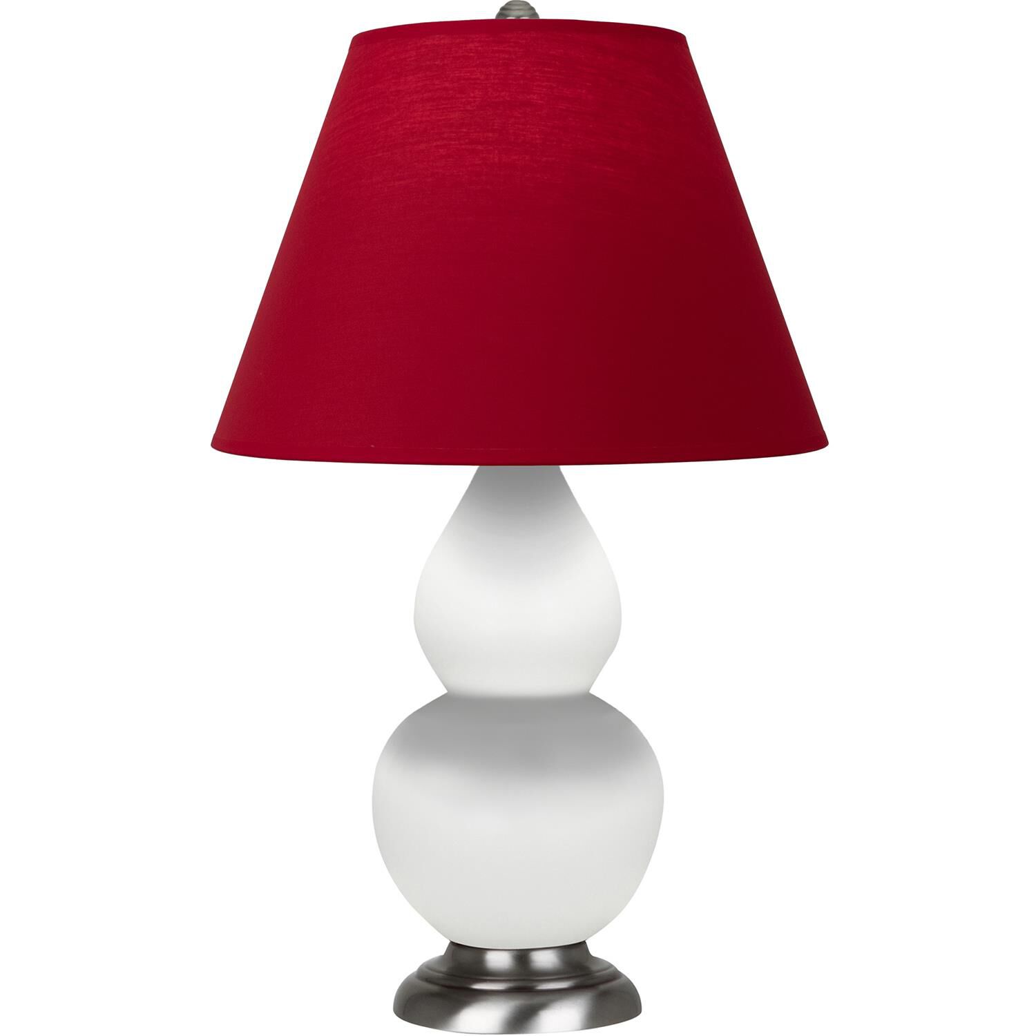 Shown in Matte Daisy finish and Rose Red with Ink Black Lining shade and Antique Silver accent