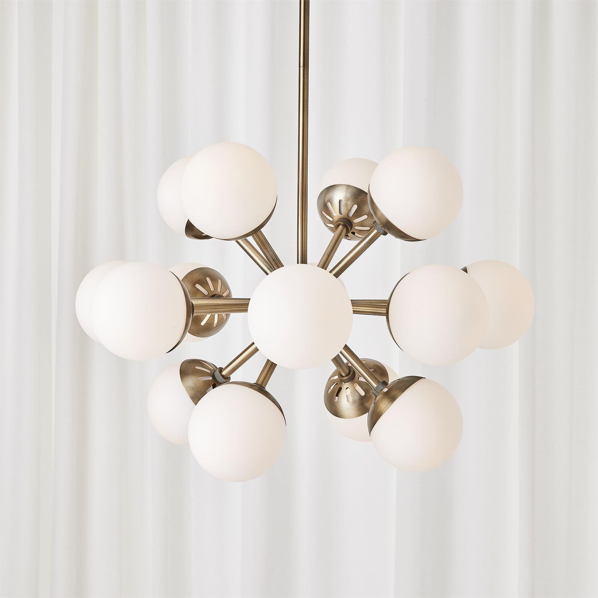 Revelation Design Droplet 28 Inch 16 Light Chandelier,