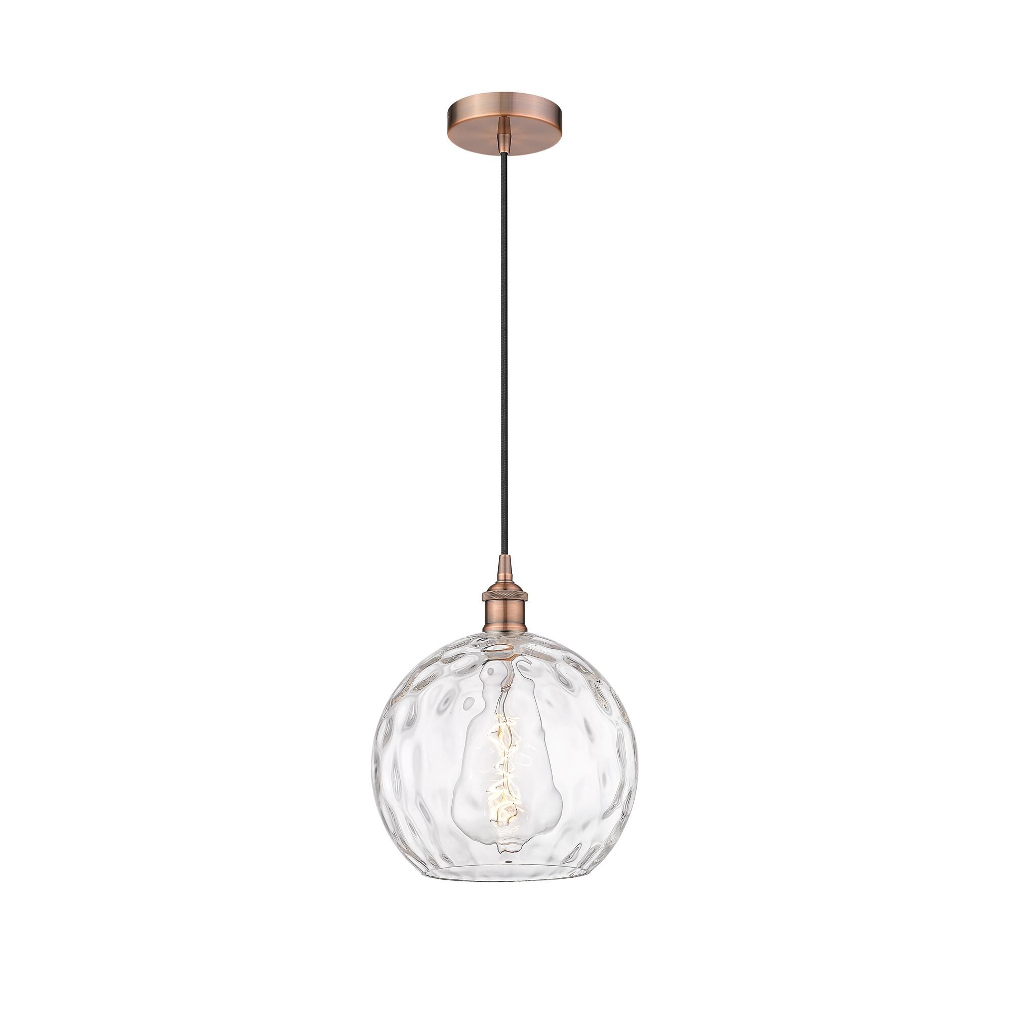 Shown in Antique Copper finish and Clear Athens Water  10