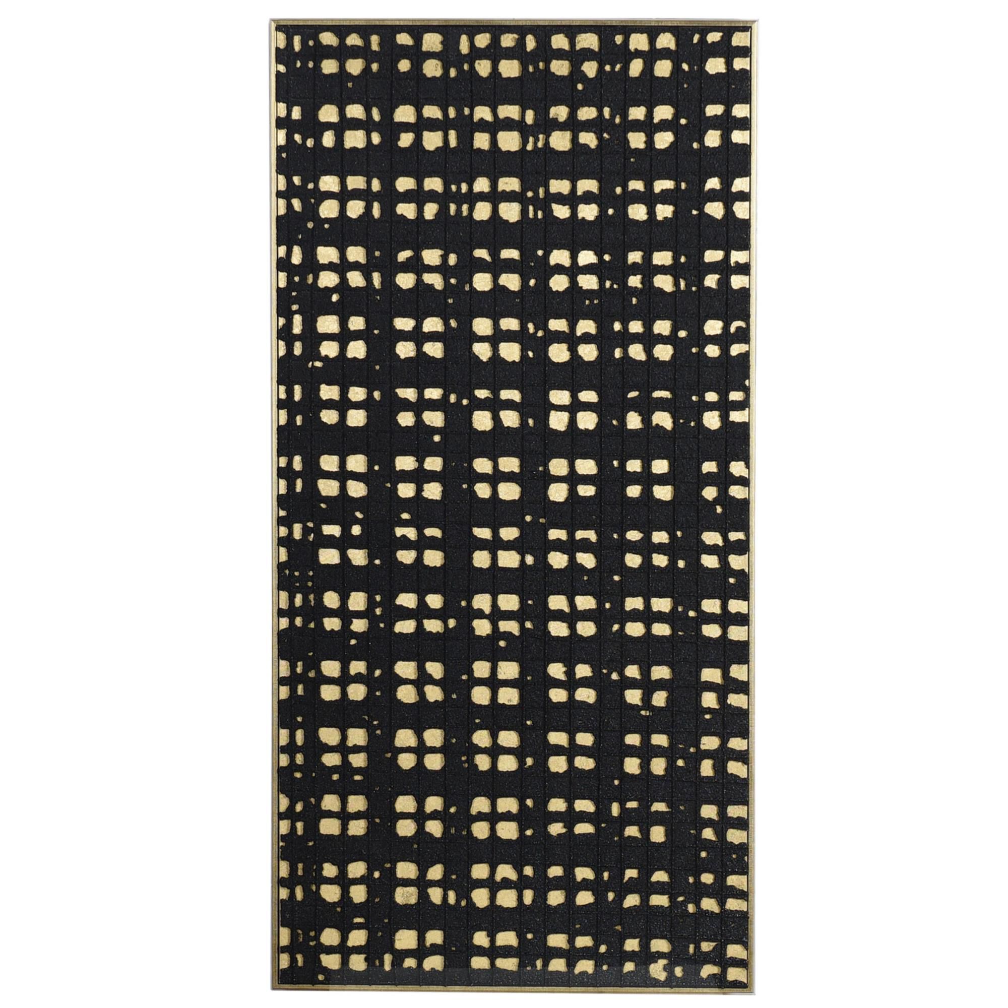 Shown in Black, Gold finish