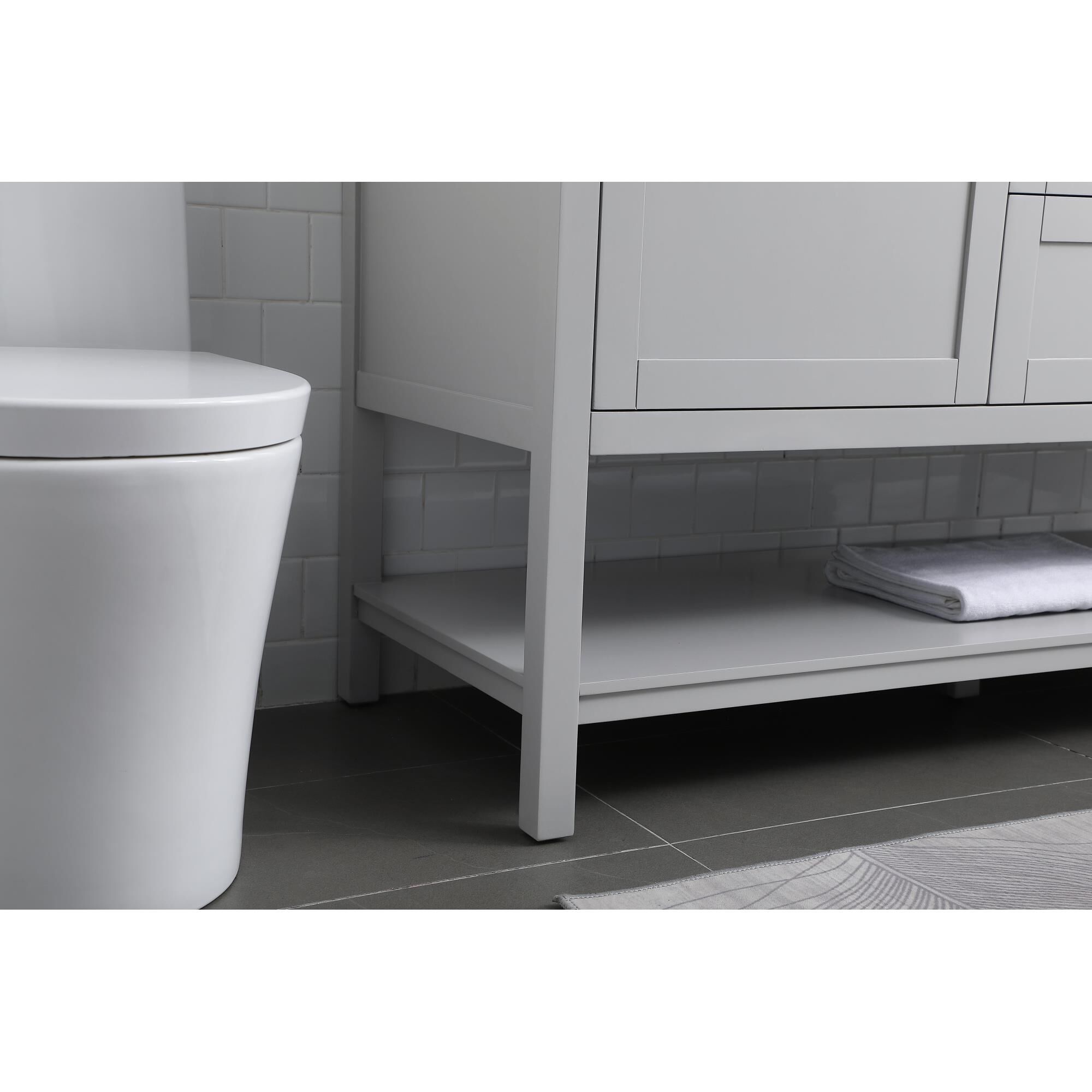 Shown in Grey finish