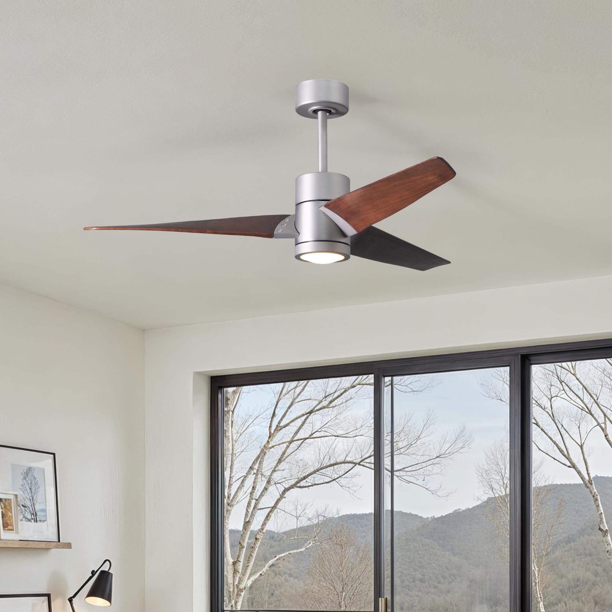 Super Janet 52 Inch Ceiling Fan with Light Kit by Matthews Fan Company