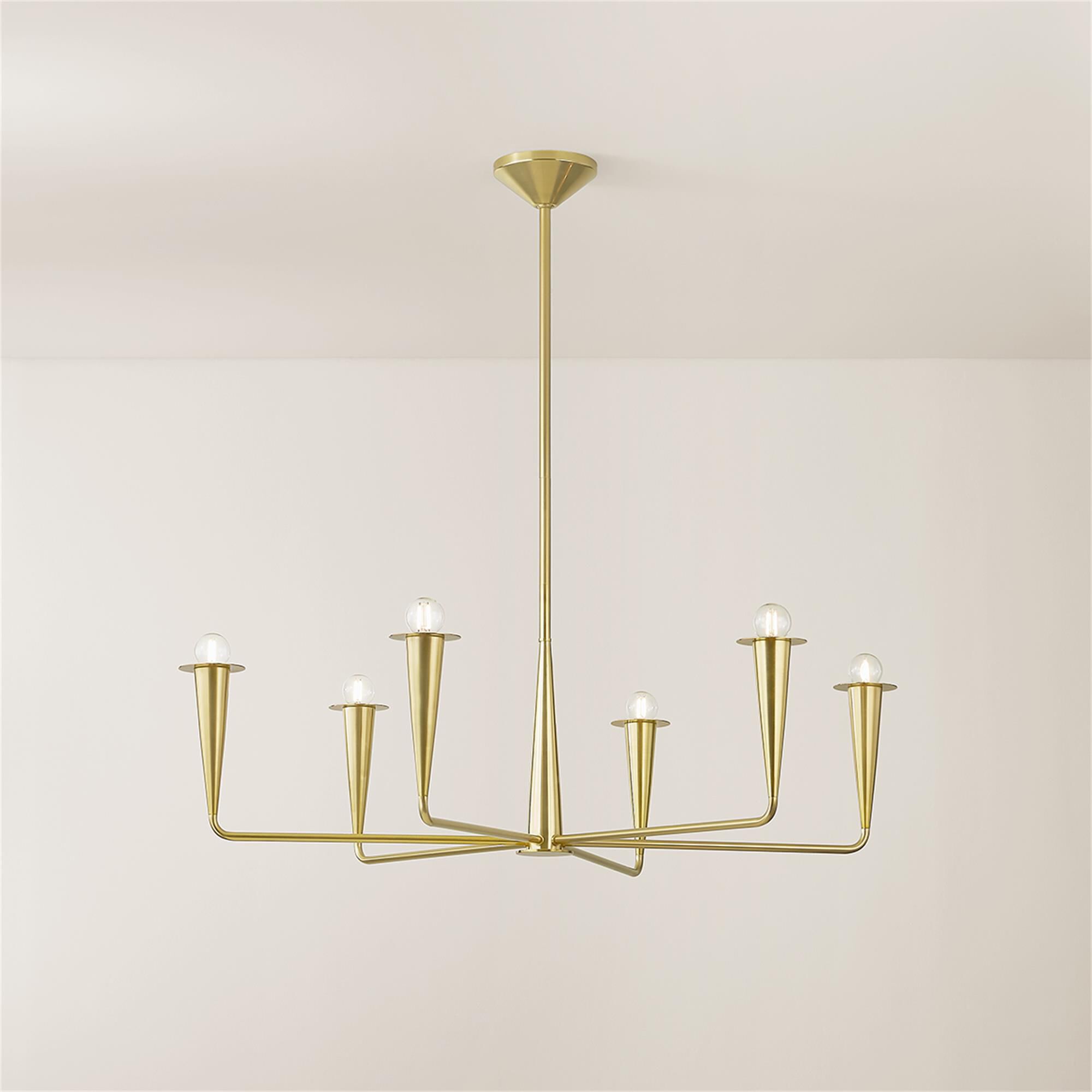 The Lifestyled Co Danna Large Chandelier,