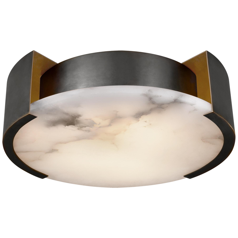 Kelly Wearstler Melange 14 Inch 2 Light Flush Mount by Visual Comfort Signature Collection