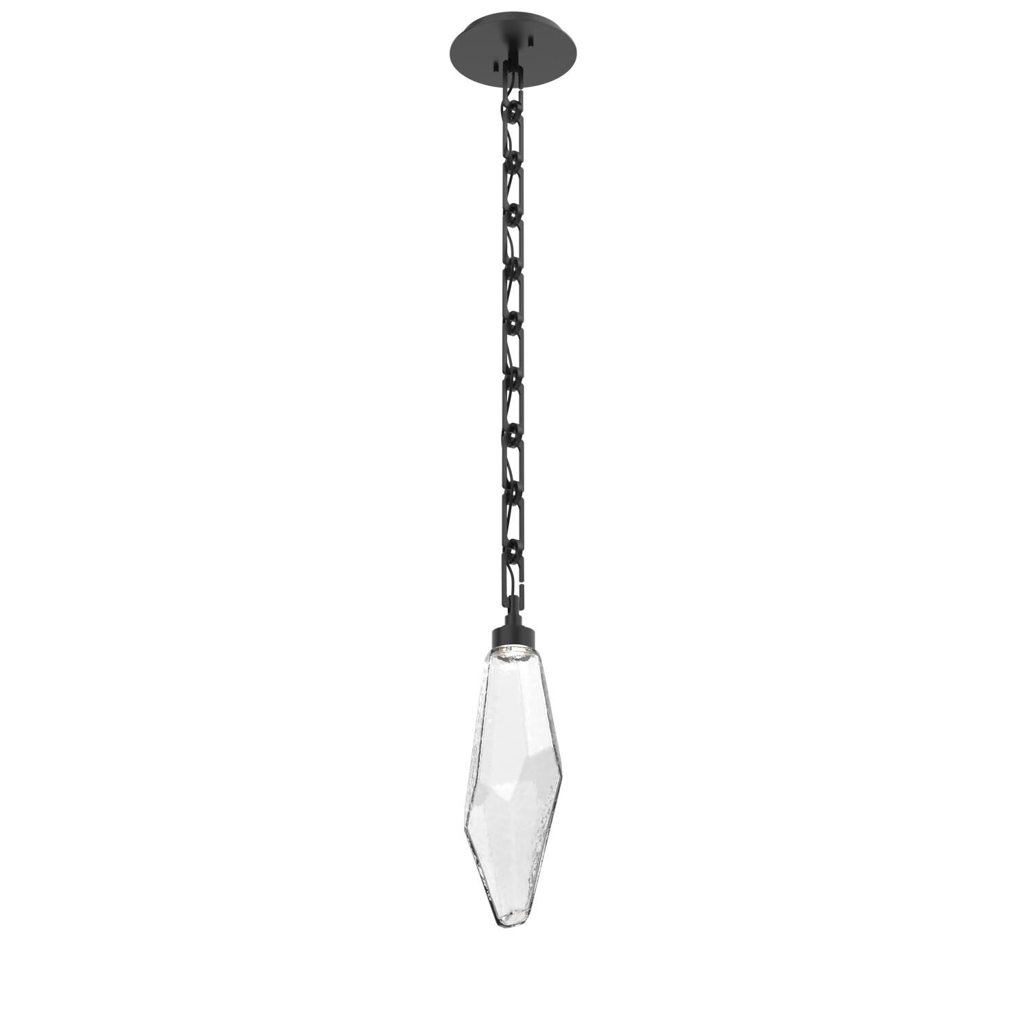 Levi Wilson Rock Crystal 6 Inch Mini Pendant by Hammerton Studio