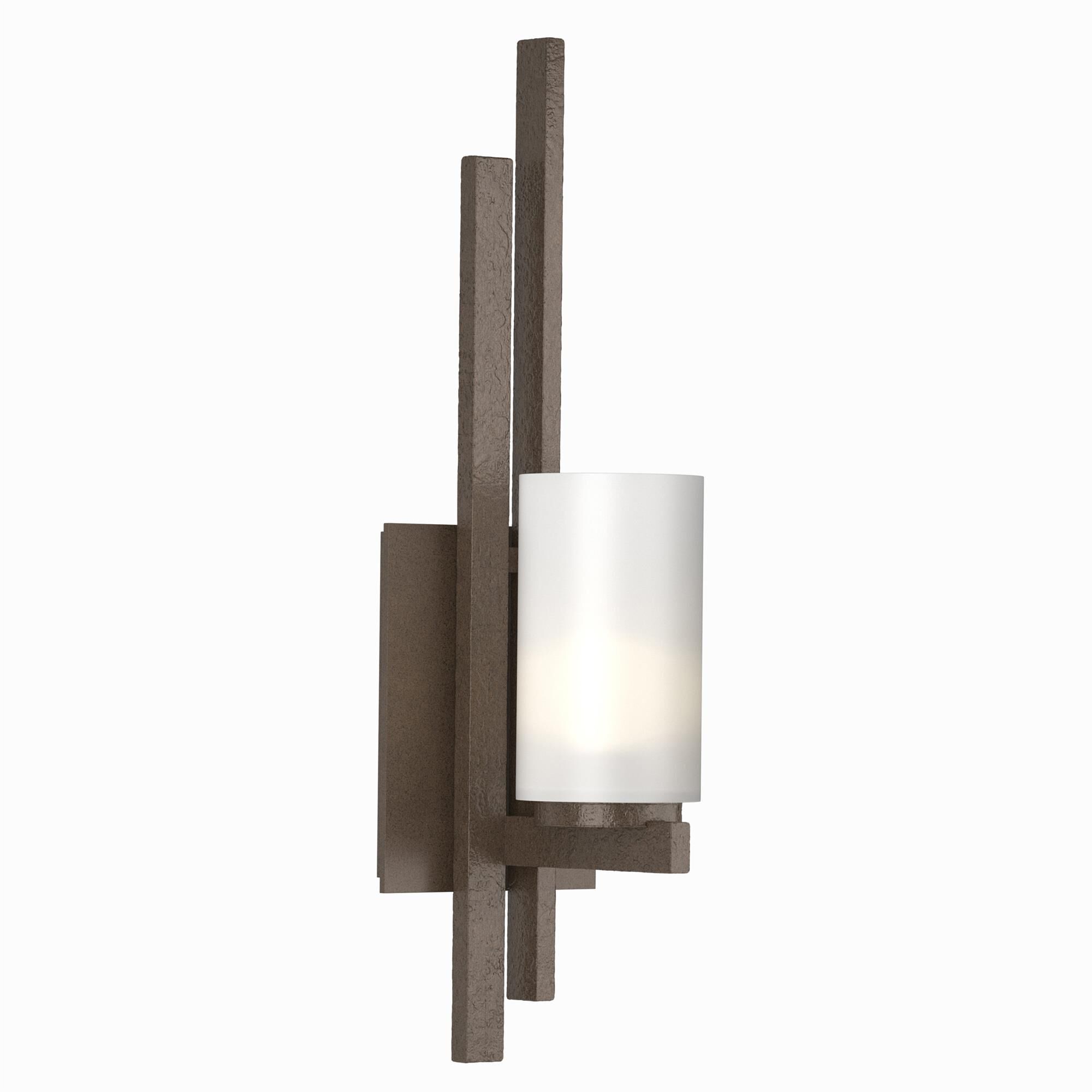 Shown in Bronze finish and Opal  glass