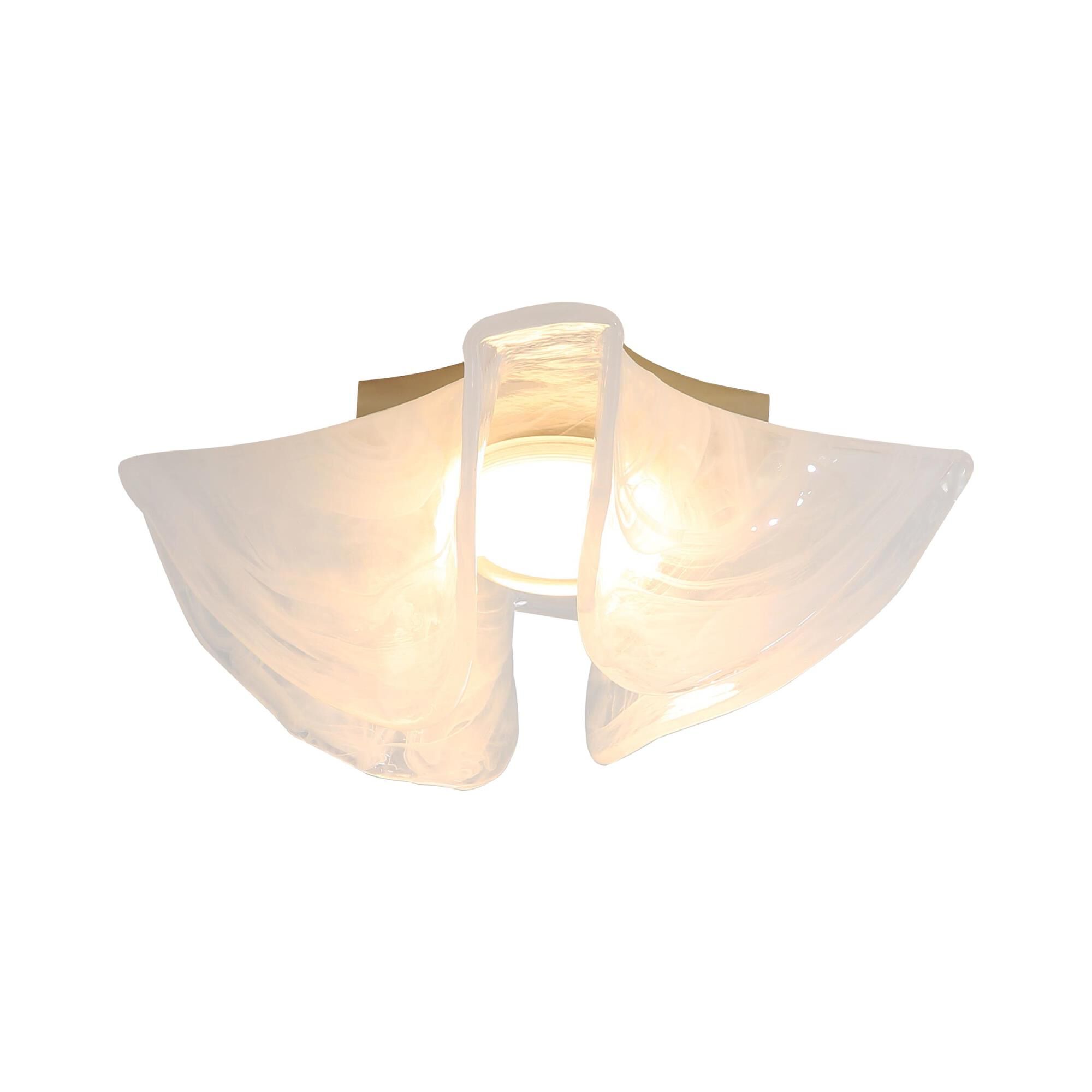 Shown in Polished Nickel finish and Icy glass