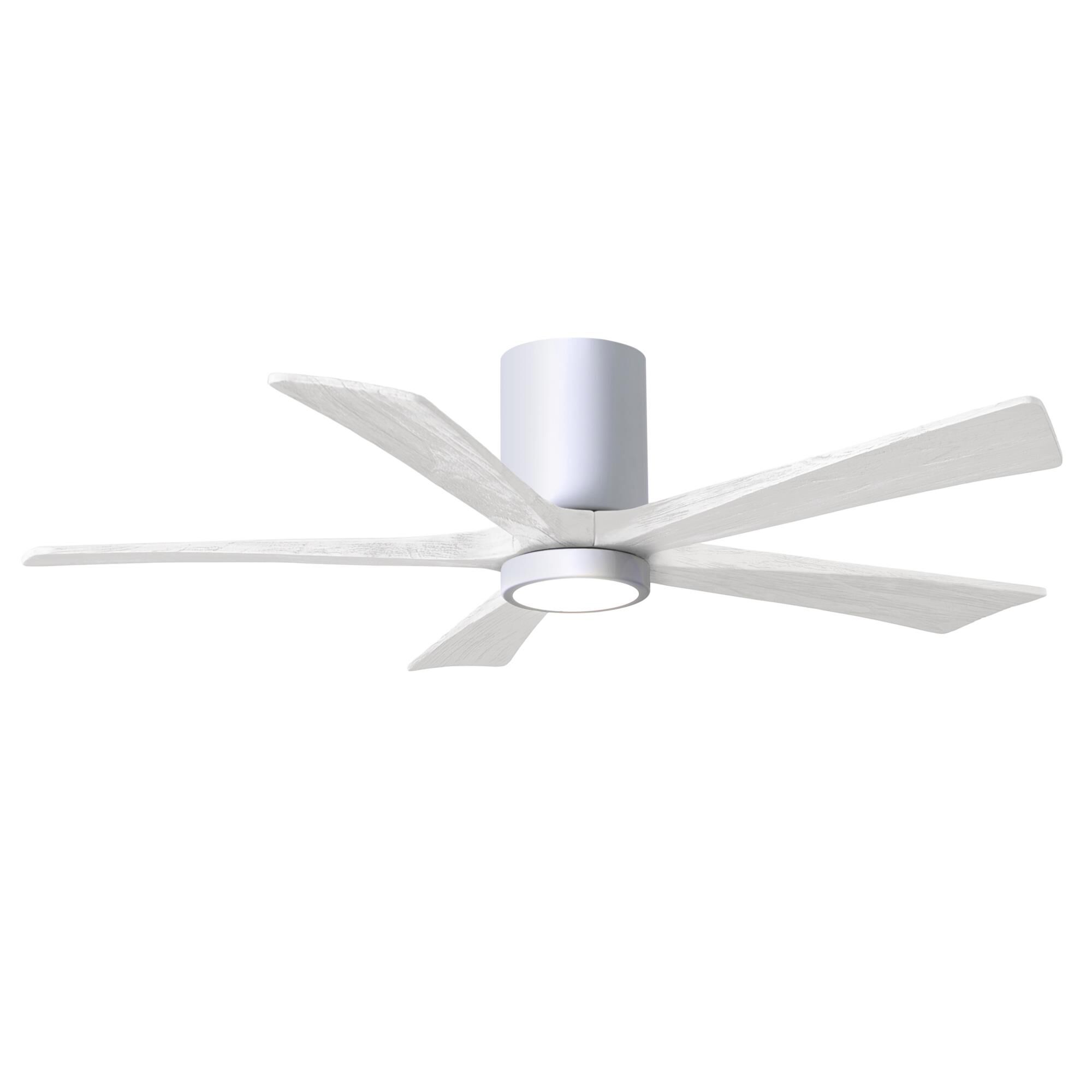 Irene 52 Inch Flush Mount Fan with Light Kit by Matthews Fan Company
