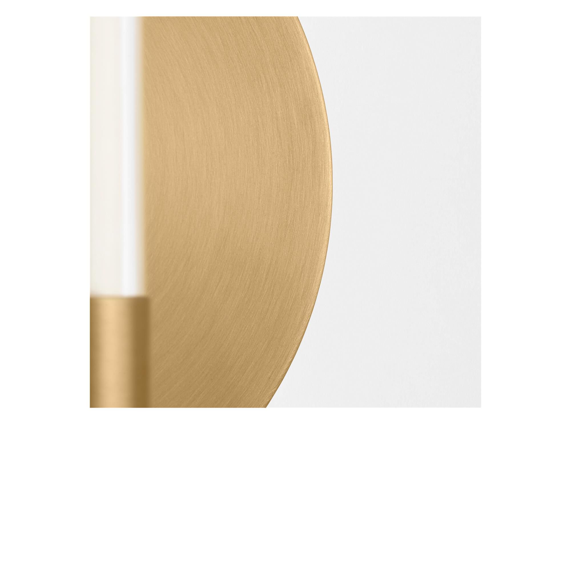 Shown in Burnished Brass finish and Clear Polycarbonate Lens shade