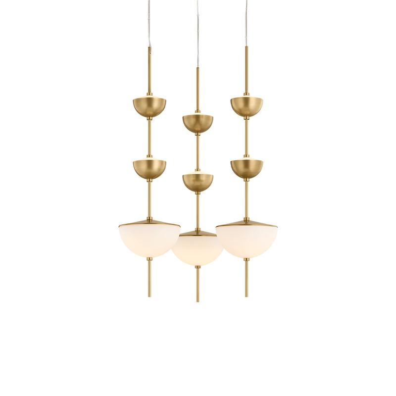 Zhora Small Chandelier by Sonneman