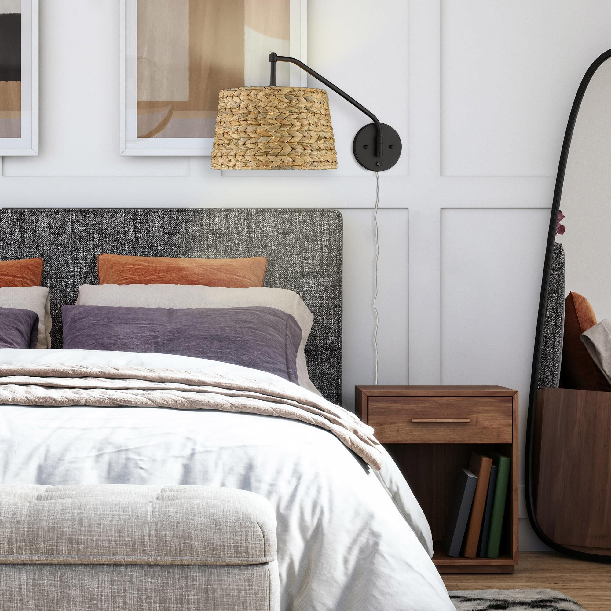 Ryleigh 19 Inch Wall Swing Lamp by Golden Lighting