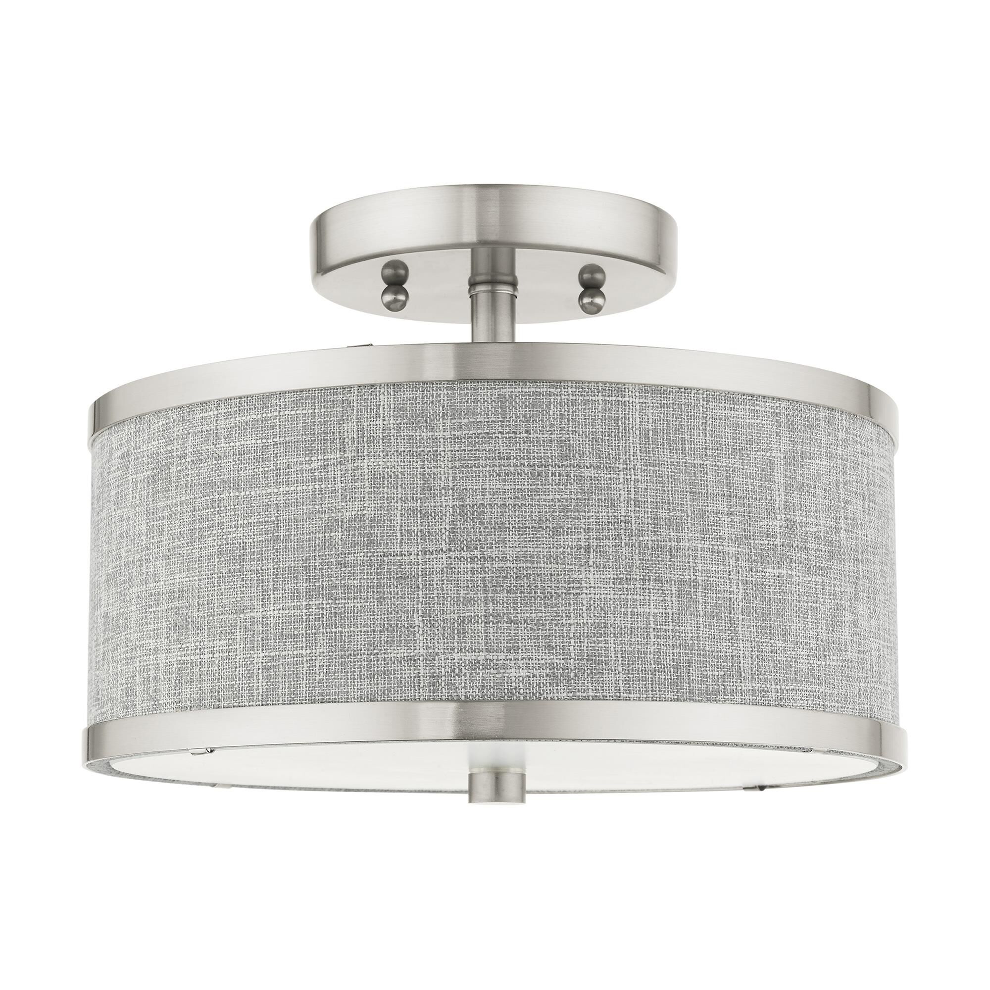 Park Ridge 2 Light Semi Flush Mount by Livex Lighting