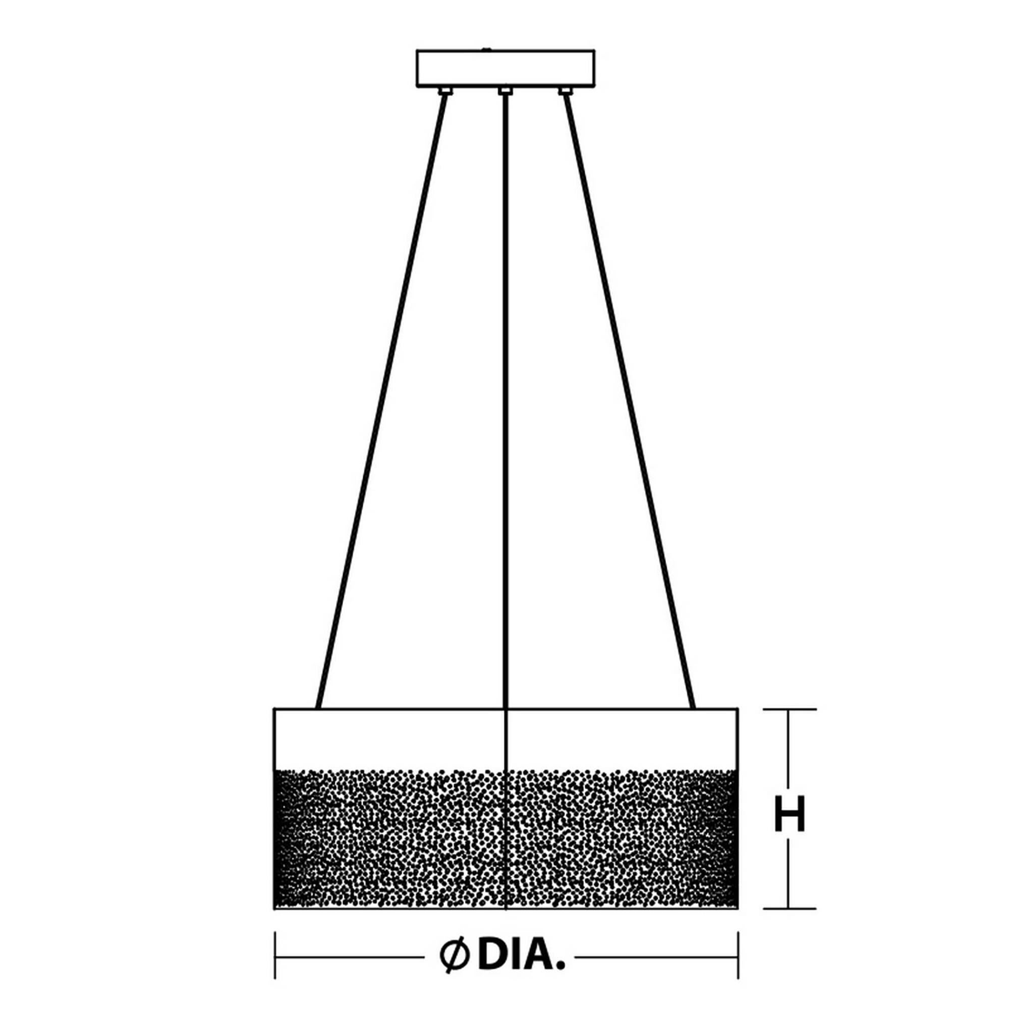 Ash 20 Inch Large Pendant by AFX Lighting