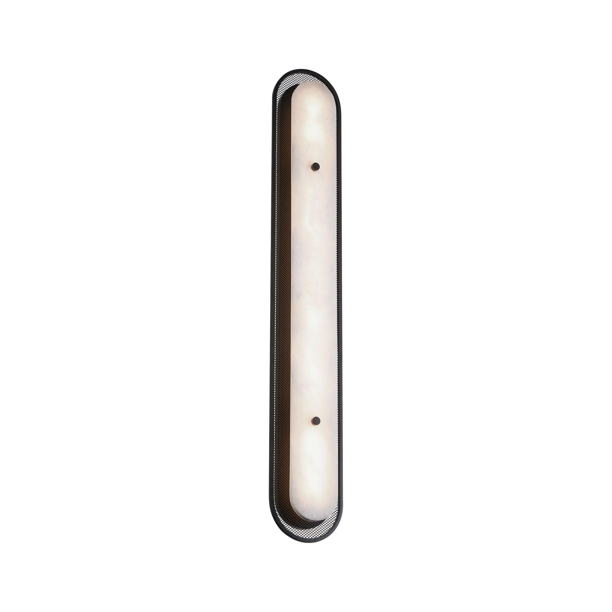 Shown in Black finish and Alabaster glass