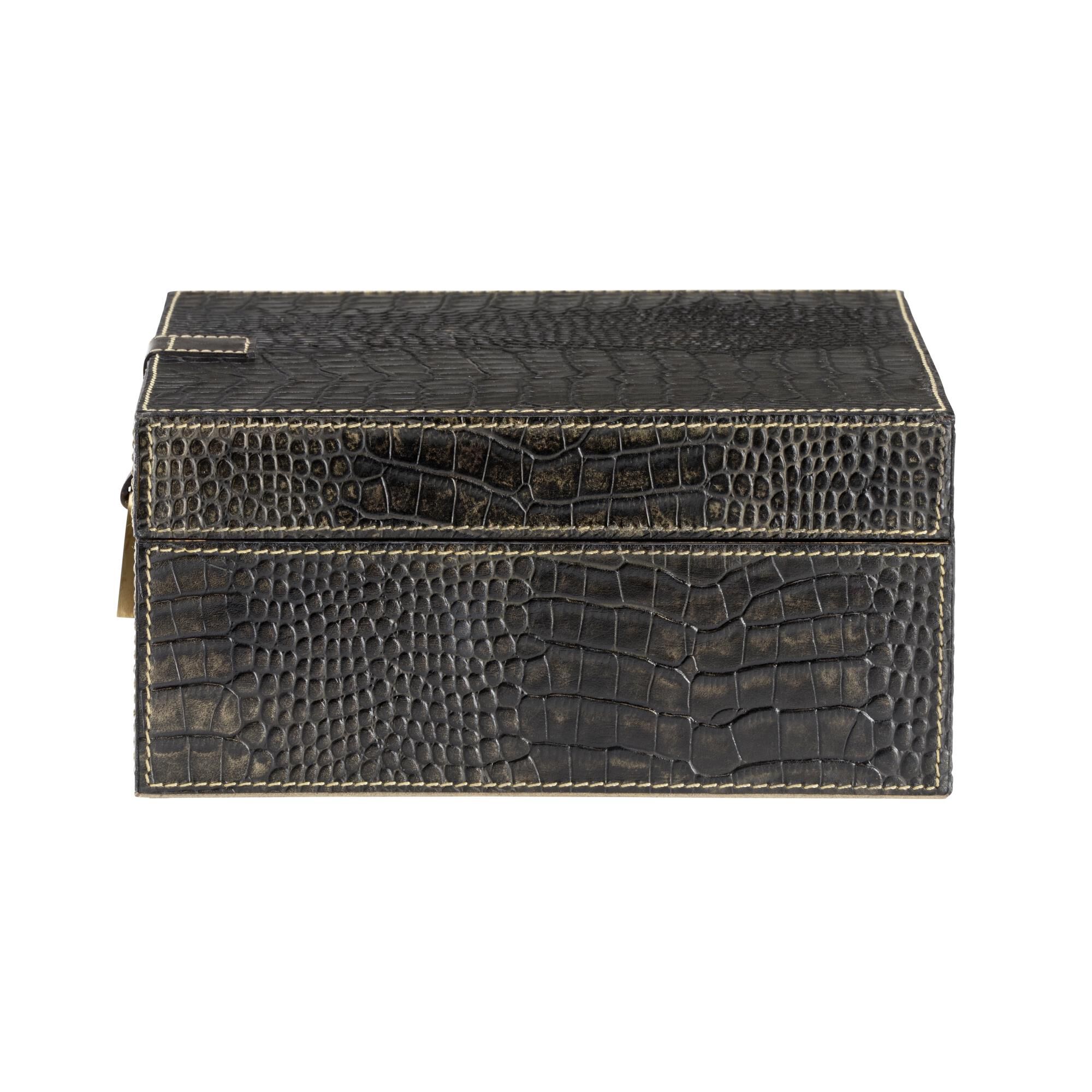 Croc Box (Lg) Accent Box by Wildwood