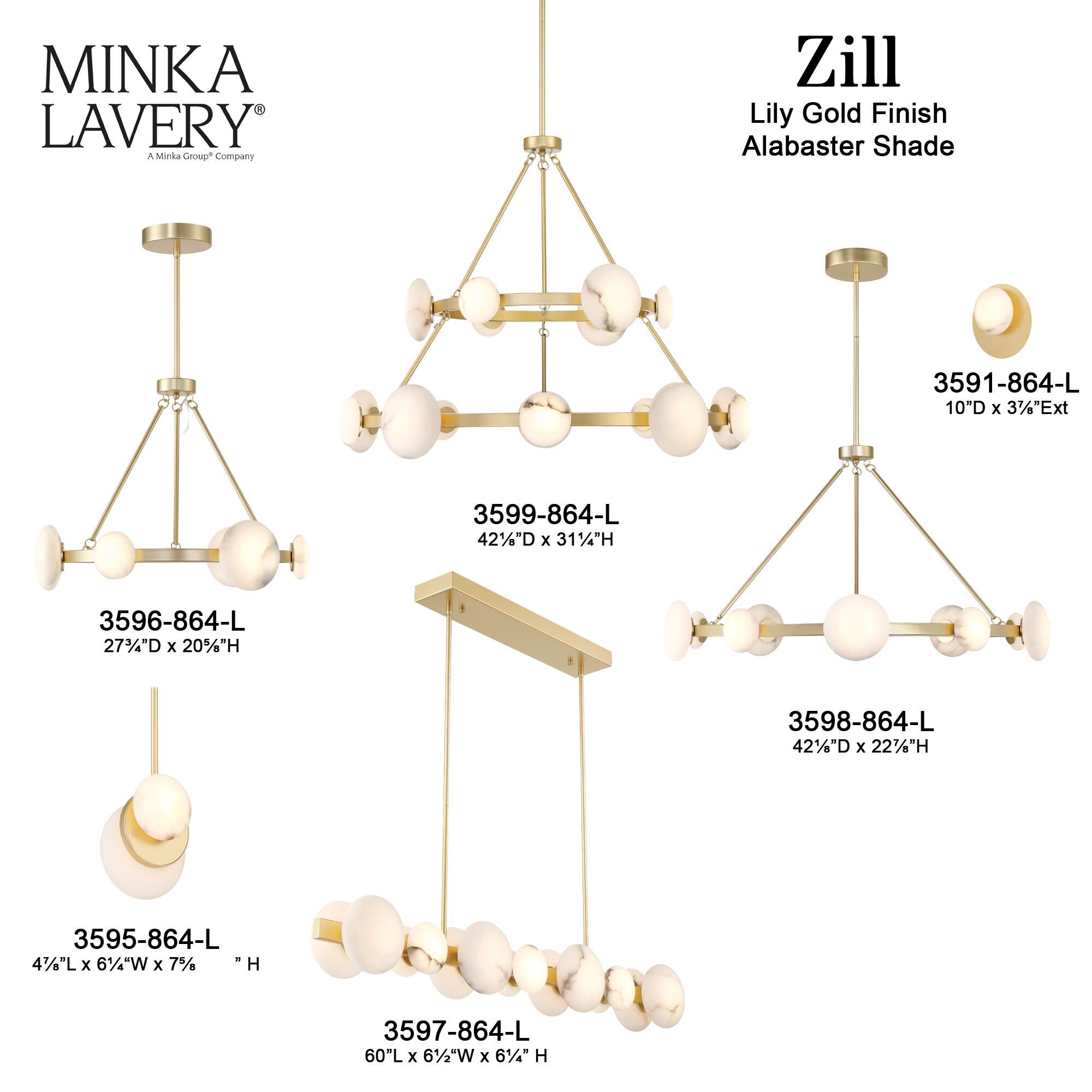 Zill 6 Inch Mini Pendant by Minka Lavery