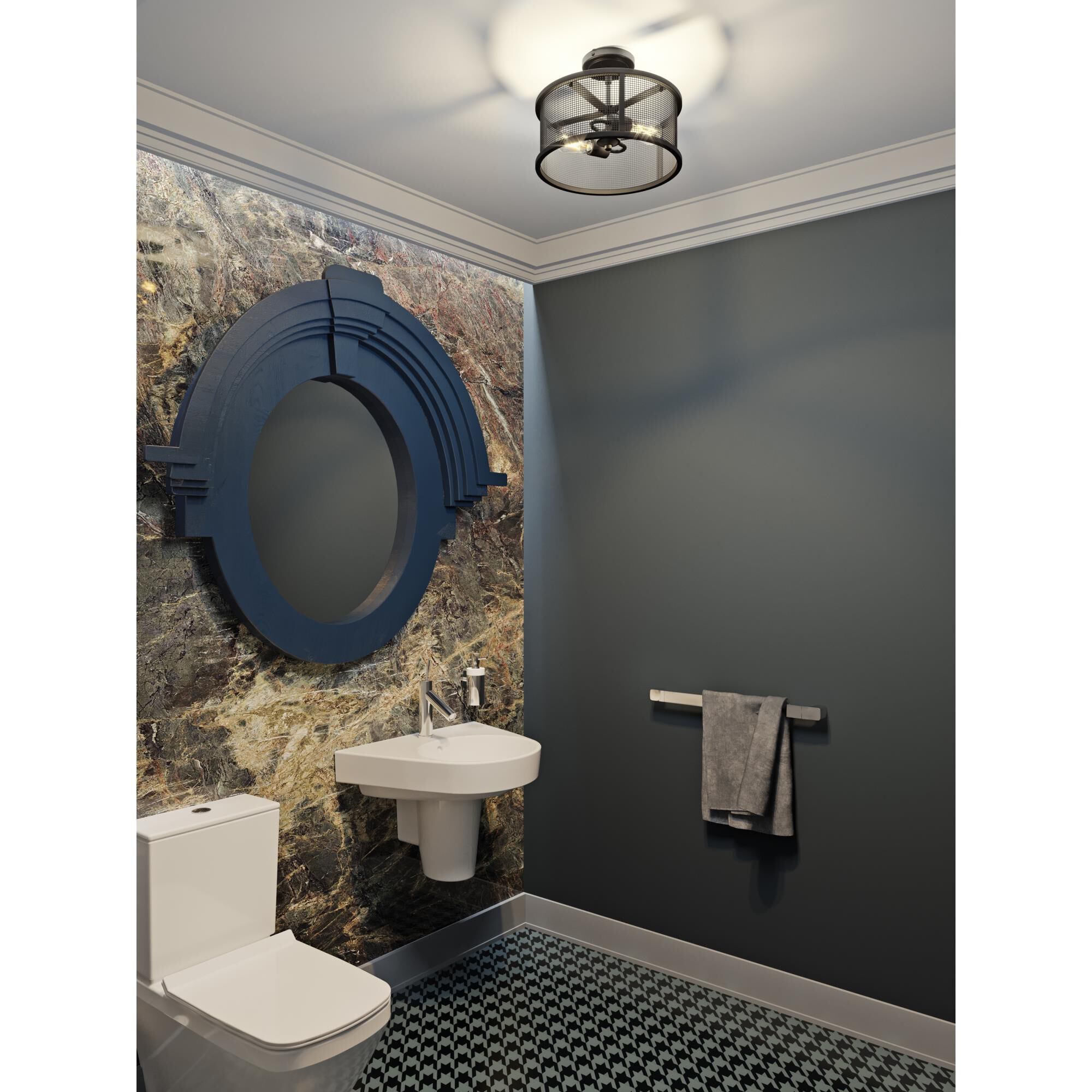 Austin 14 Inch 2 Light LED Flush Mount by AFX Lighting