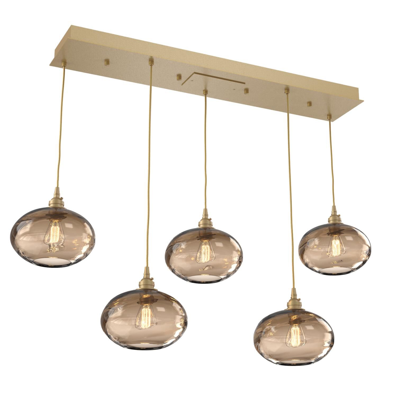 Coppa Linear Suspension Light by Hammerton Studio