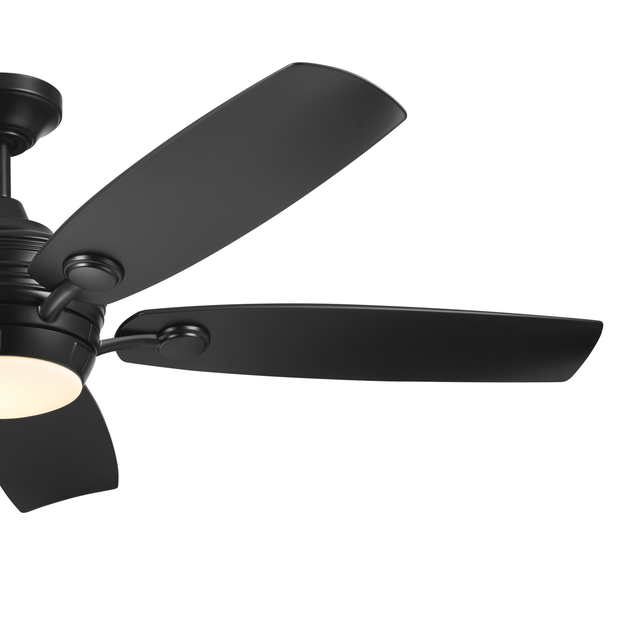 Tranquil Outdoor Rated 56 Inch Ceiling Fan with Light Kit by Kichler Lighting