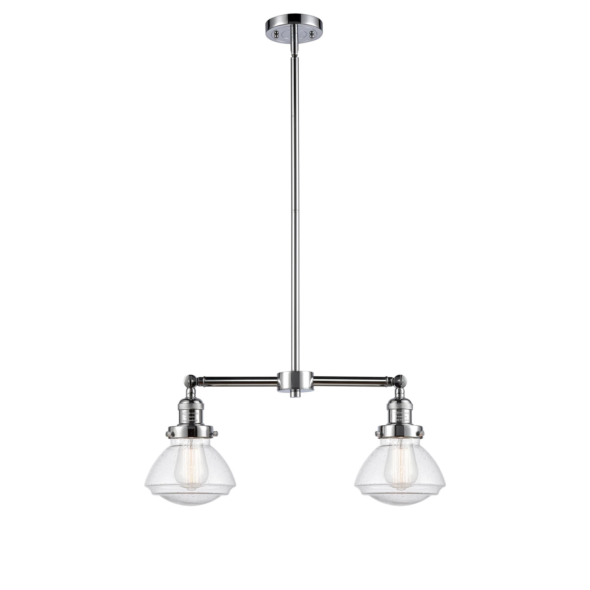 Bruno Marashlian Olean 21 Inch 2 Light Mini Chandelier by Innovations Lighting