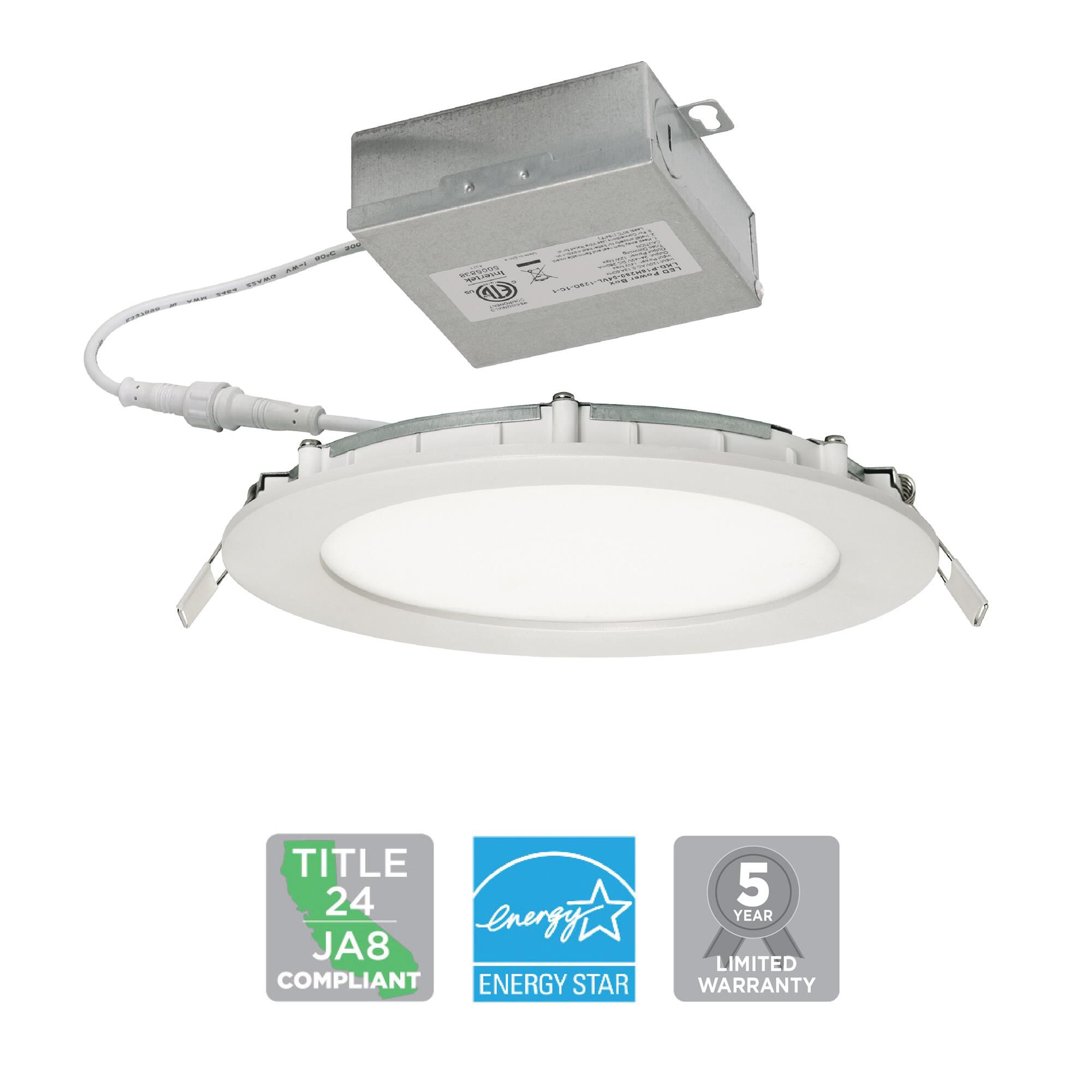 Shown in White finish and Frosted Acrylic glass and 120 Volt accent