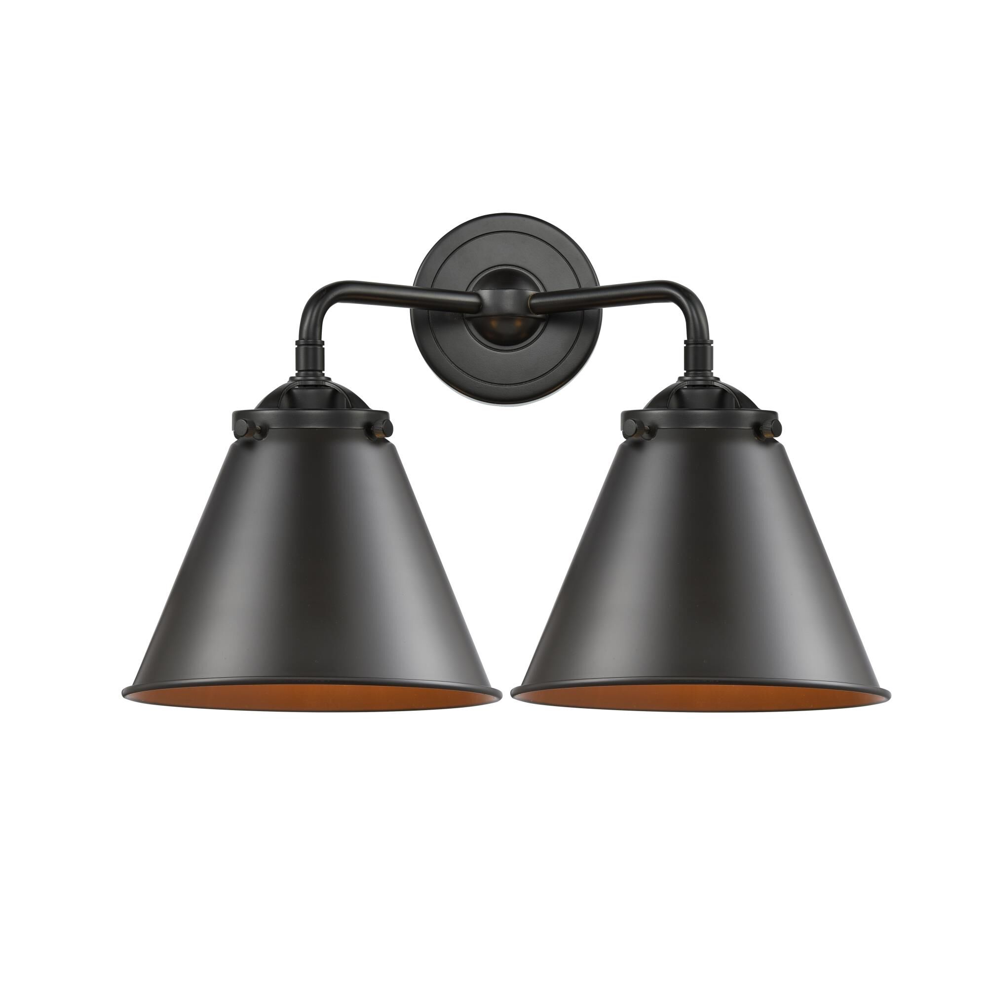 Shown in Oil Rubbed Bronze finish and Metal - Oil Rubbed Bronze shade