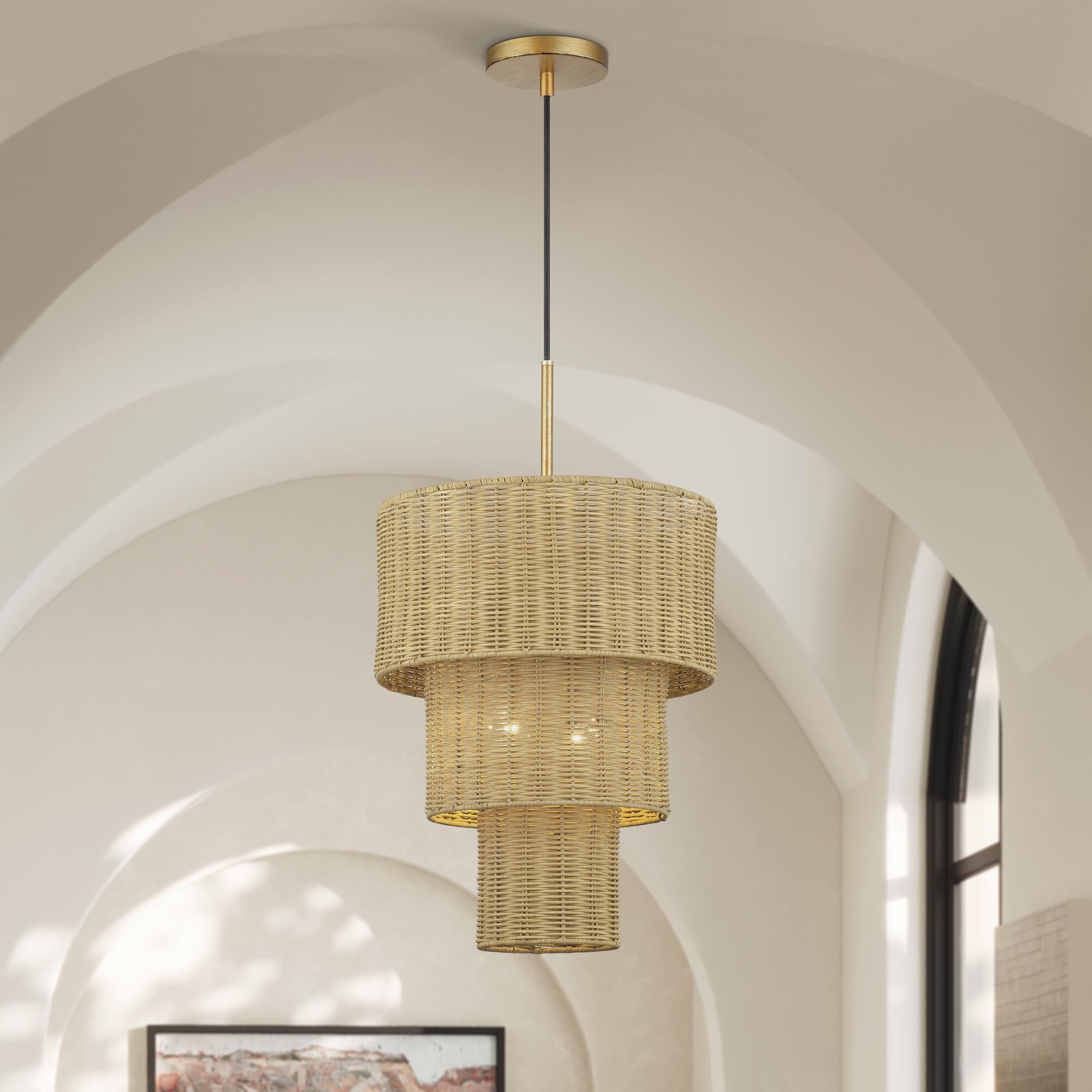 Weavington 14 Inch Large Pendant by Livex Lighting