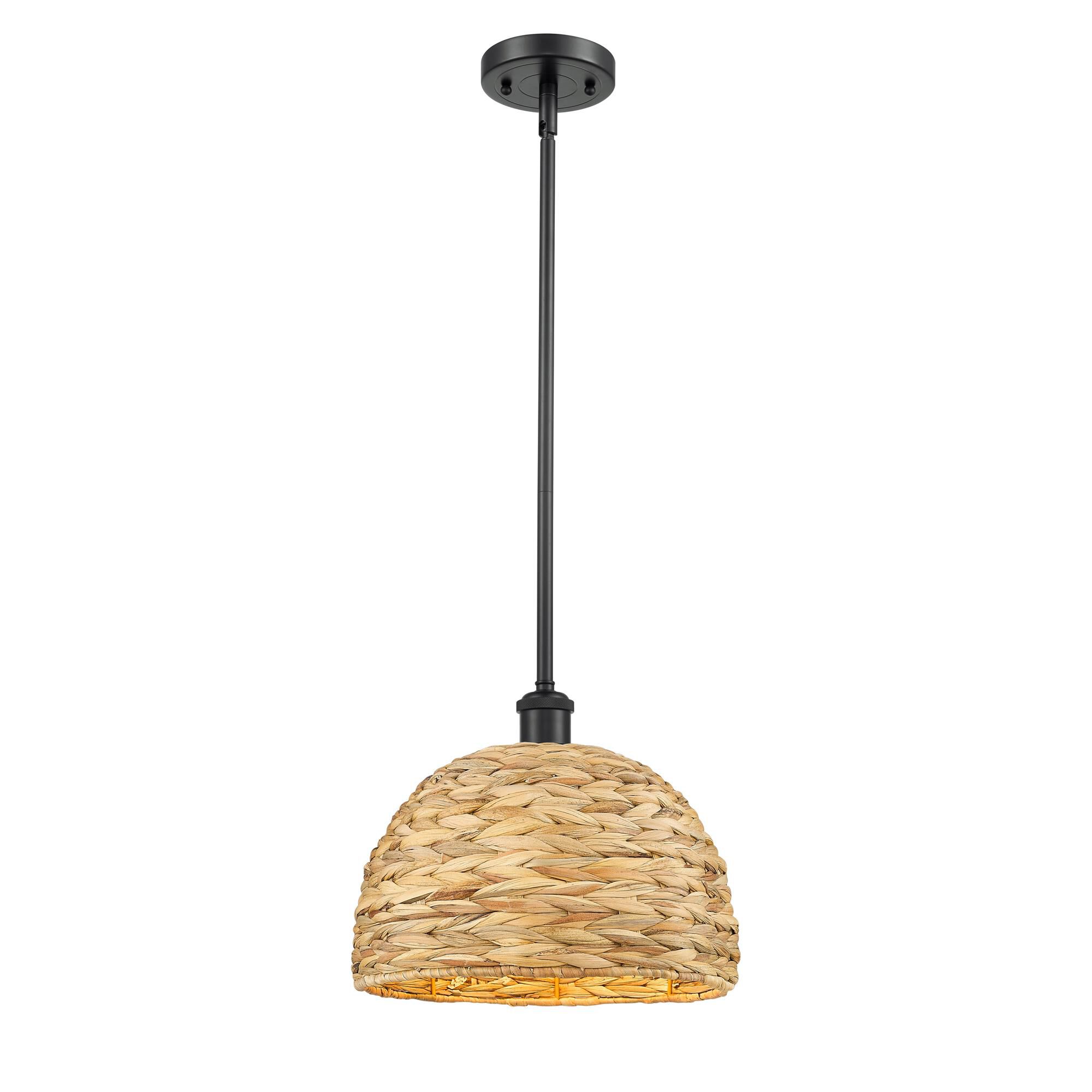Shown in Matte Black finish and Natural shade