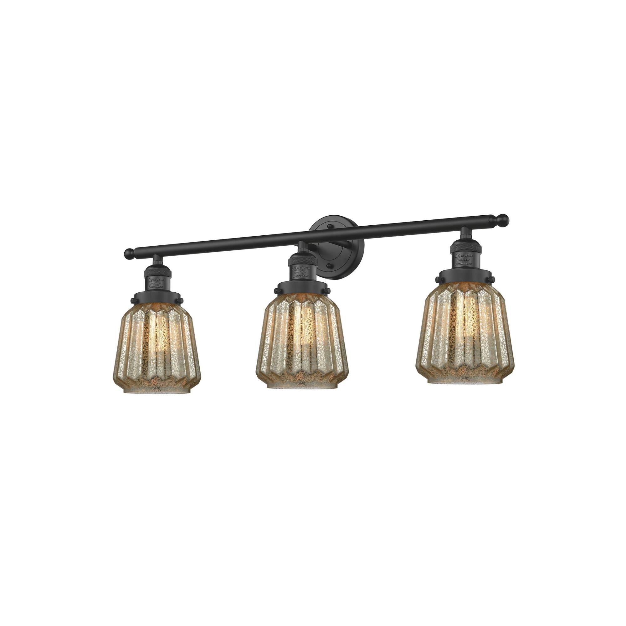 Shown in Matte Black finish and Mercury Plated glass