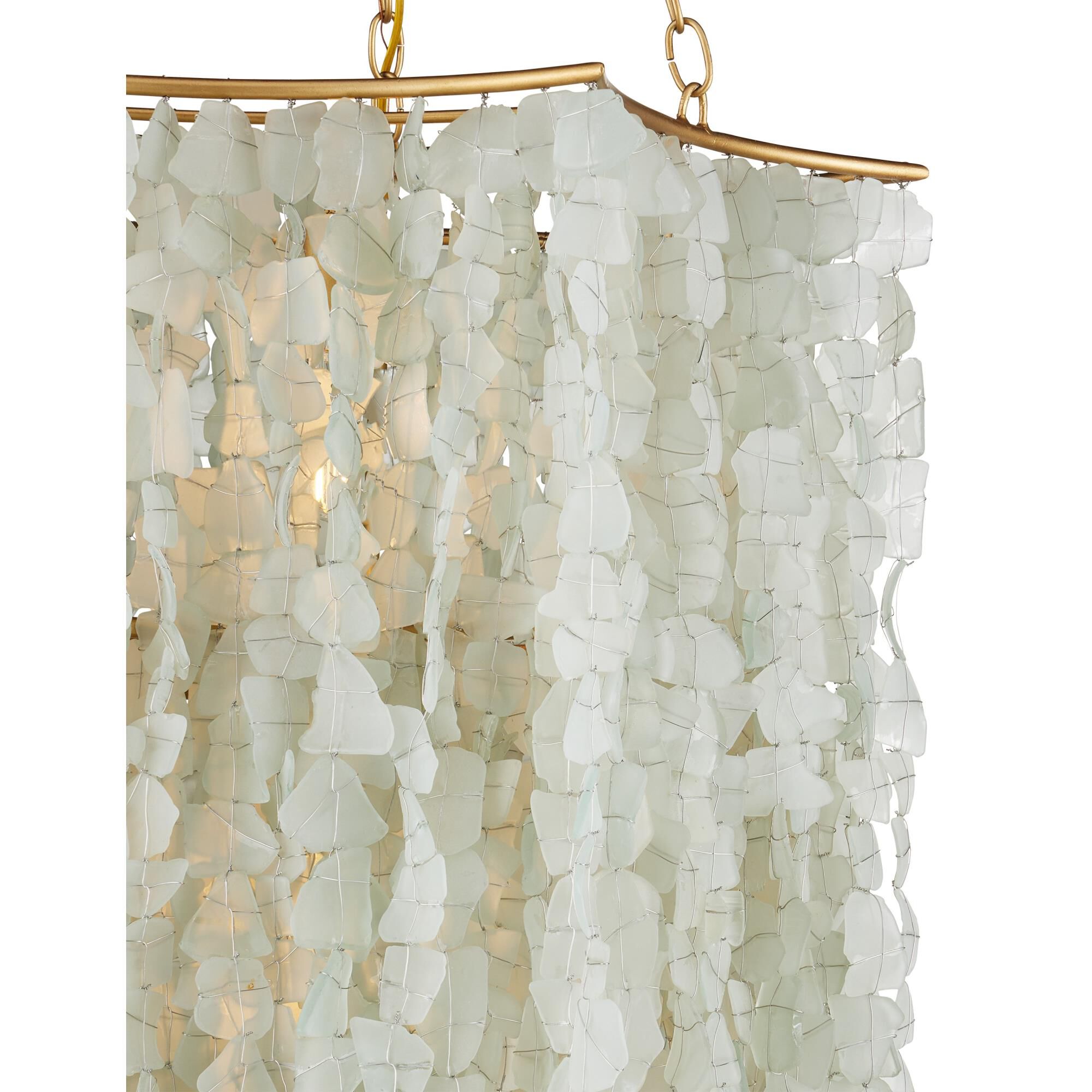 Shown in Seaglass and Contemporary Gold finish