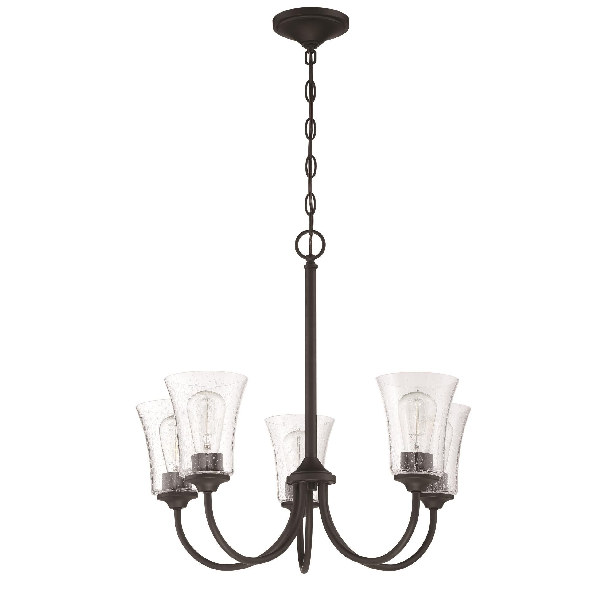Gwyneth 23 Inch 5 Light Chandelier by Craftmade
