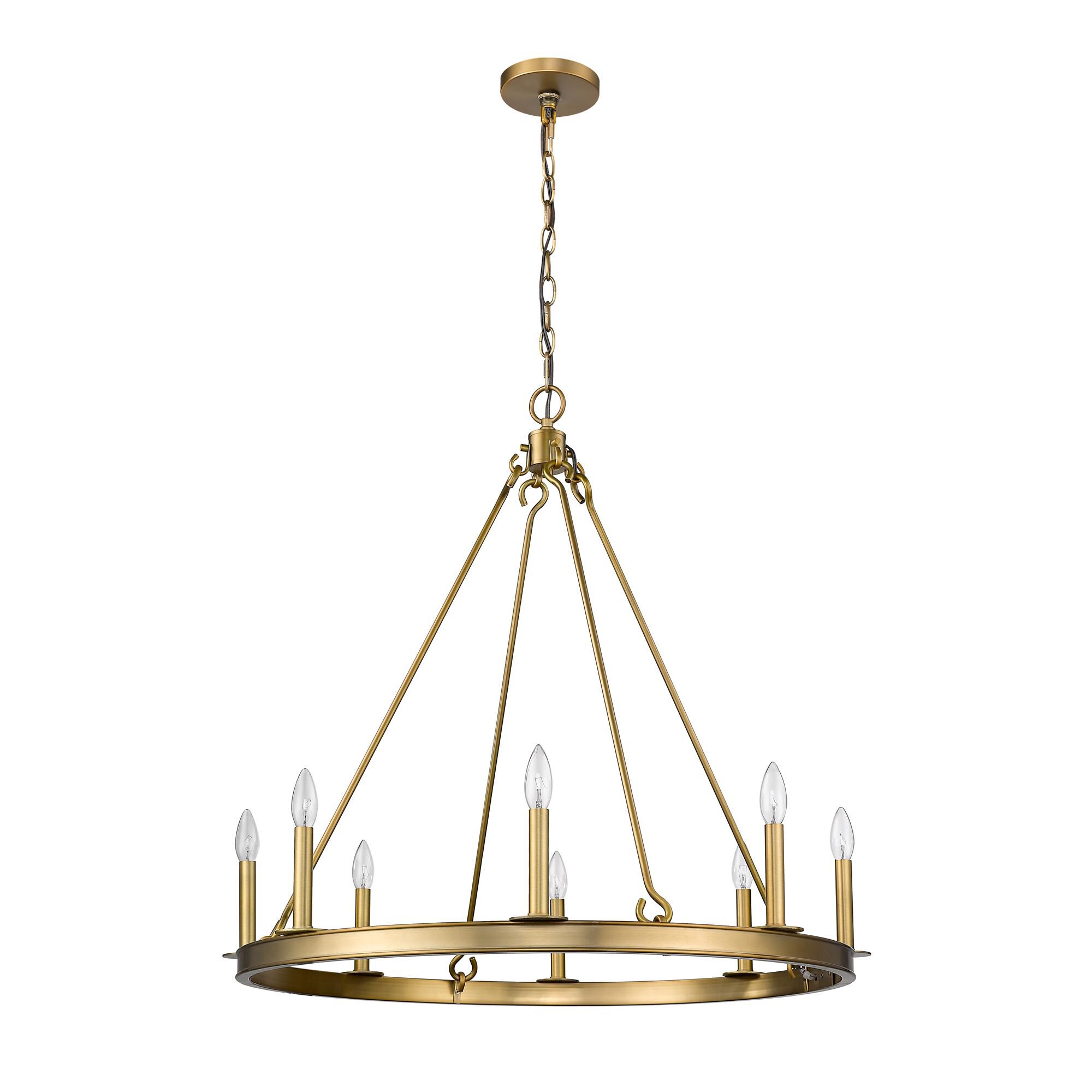 Shown in Olde Brass finish and --- glass and --- shade