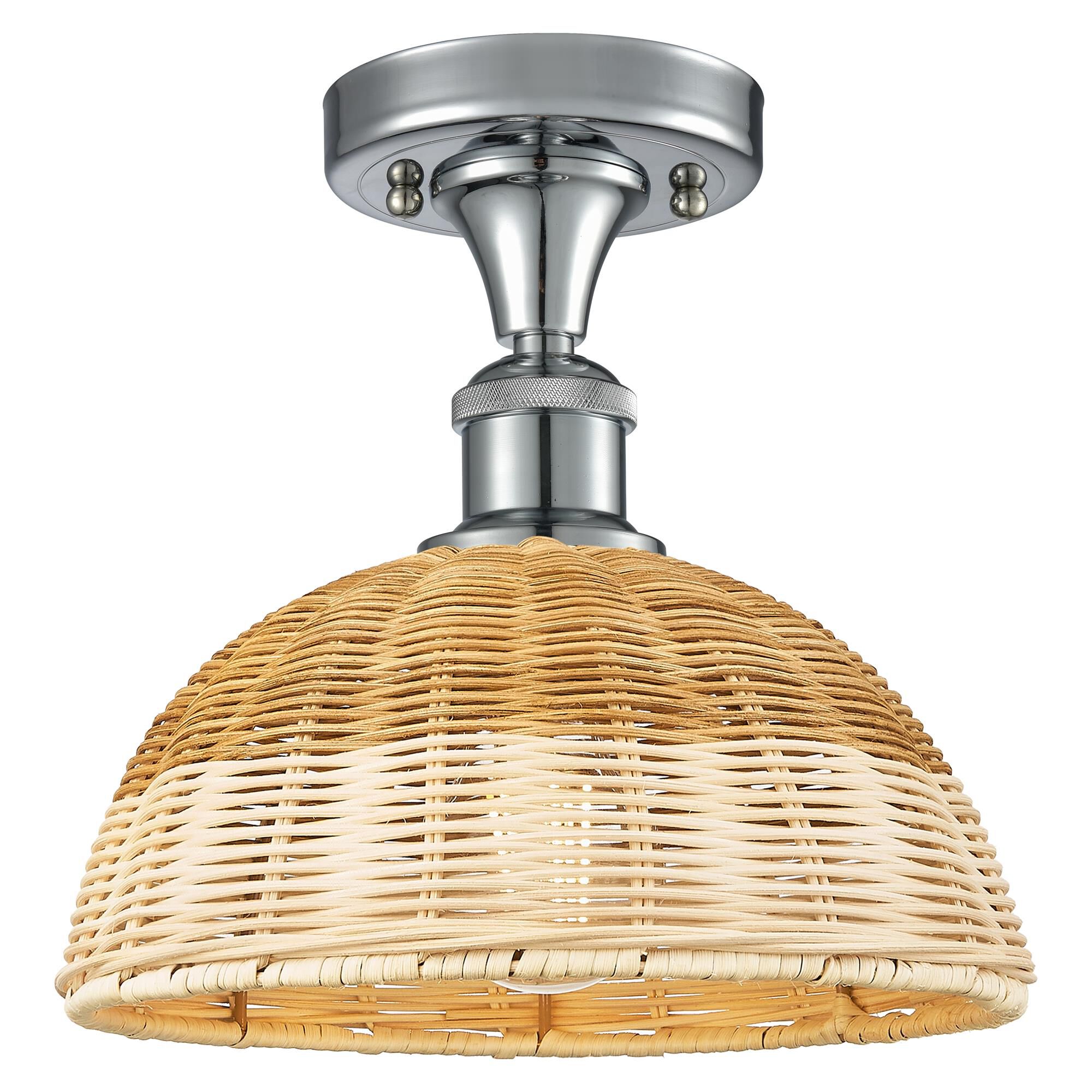 Shown in Polished Chrome finish and Natural shade