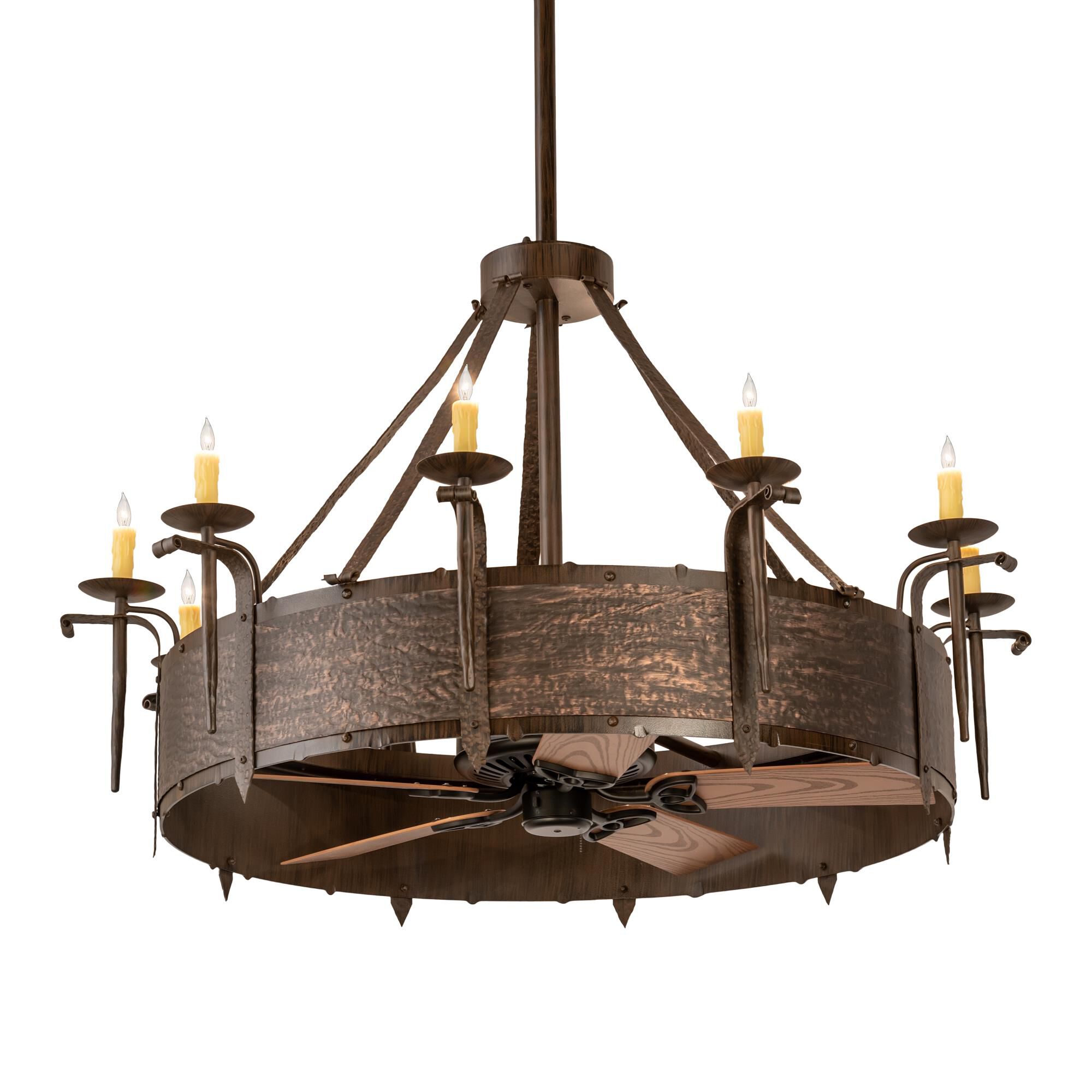 56 Inch 10 Light Linear Suspension Light by Meyda Lighting