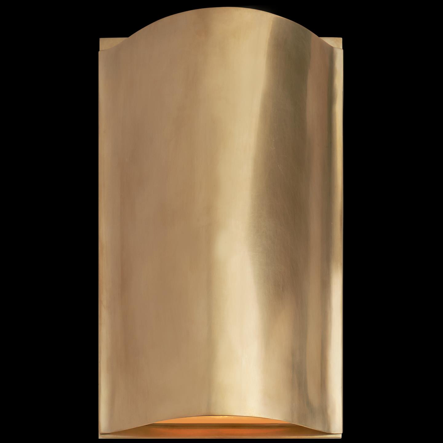 Shown in Antique-Burnished Brass finish and Frosted glass