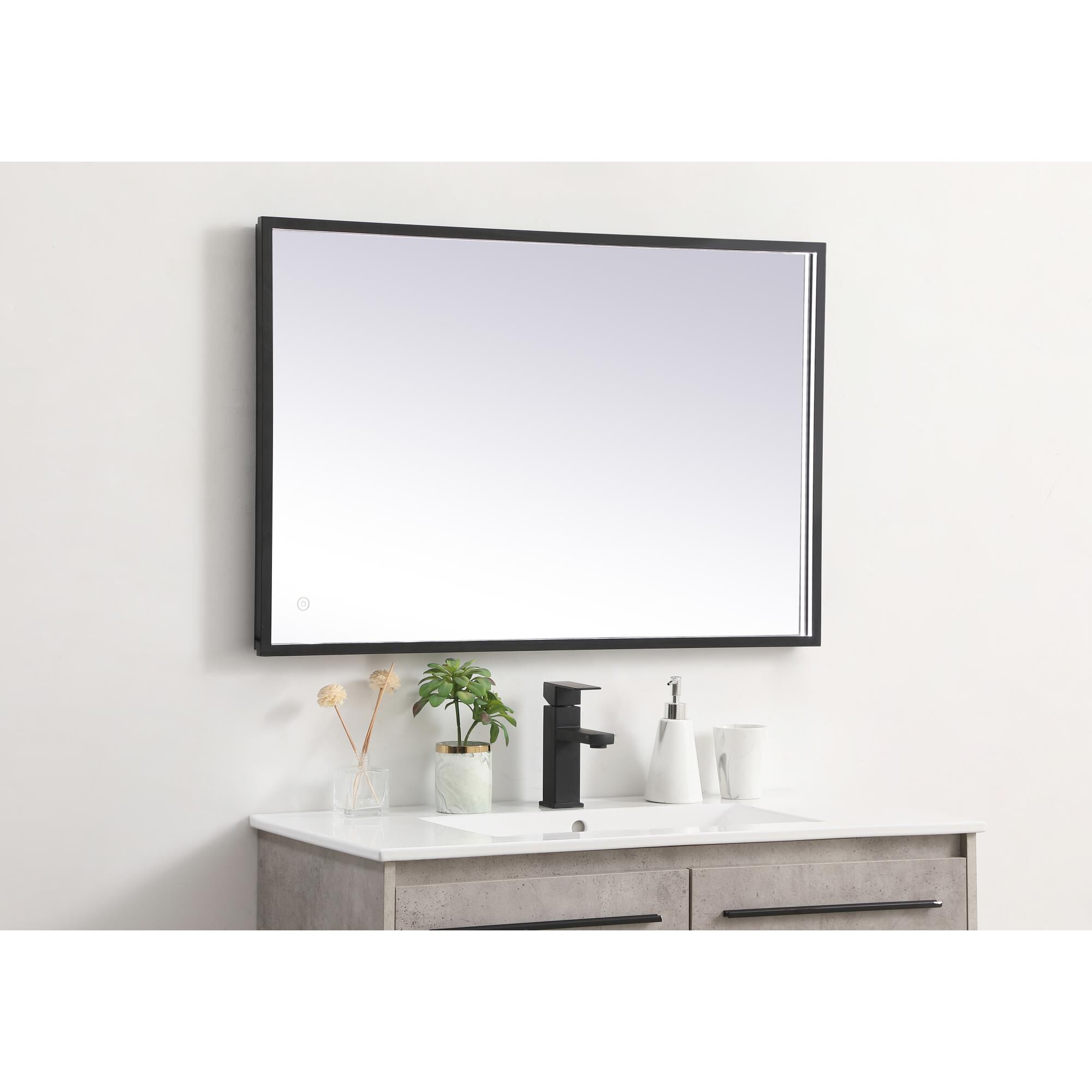 Pier LED Lighted Mirror by Elegant Decor