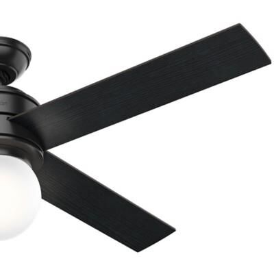 Hepburn 52 Inch Ceiling Fan with Light Kit by Hunter Fan