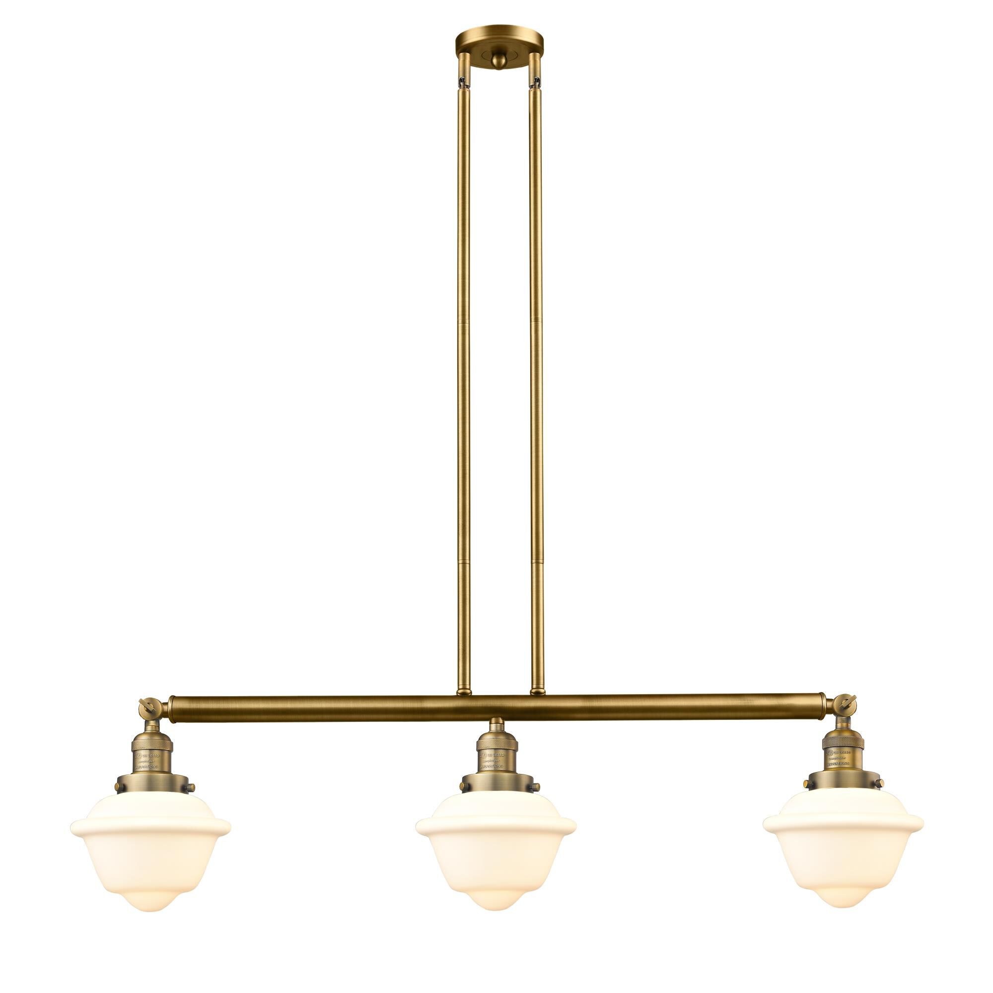 Bruno Marashlian Small Oxford 40 Inch 3 Light Linear Suspension Light by Innovations Lighting