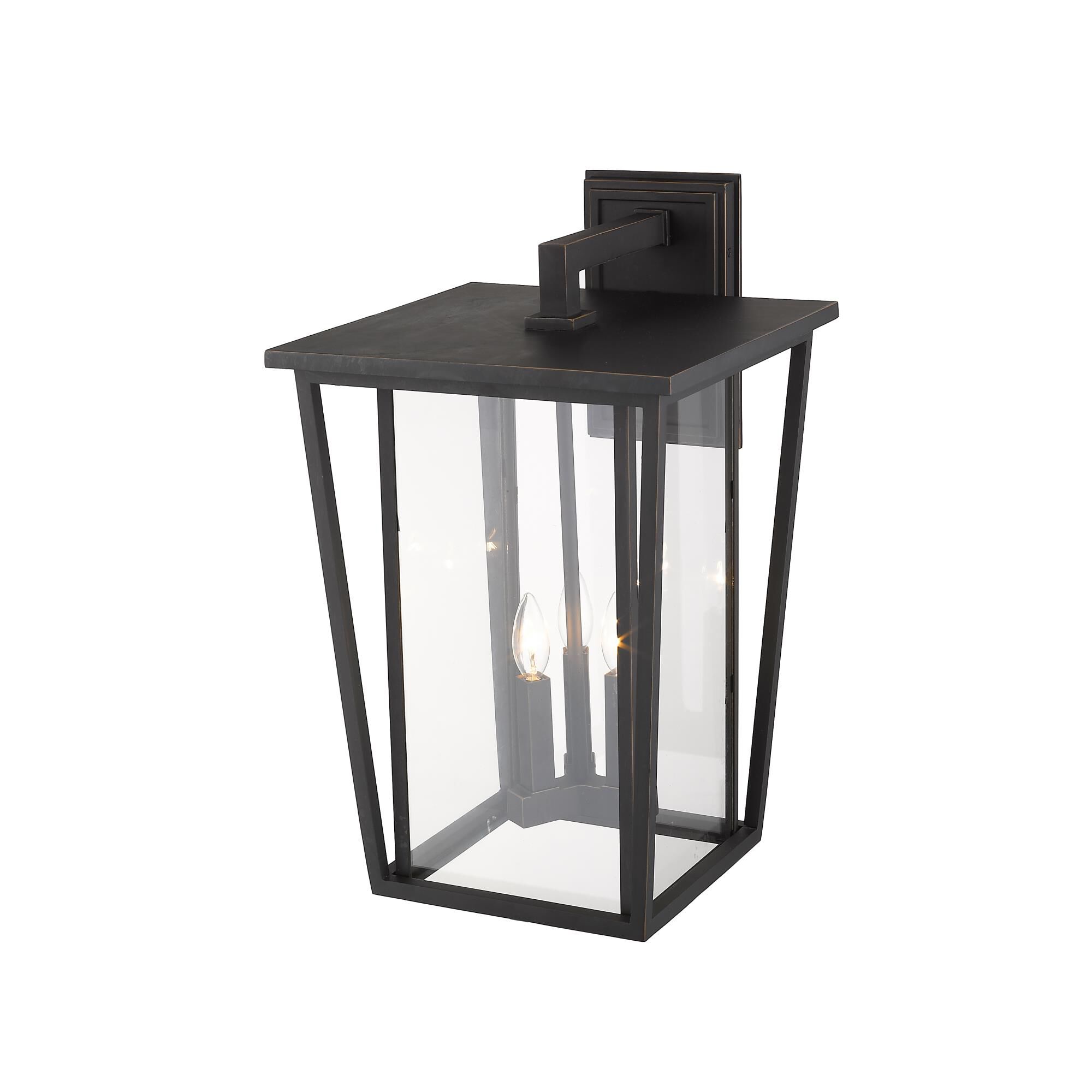 Seoul 22 Inch Tall 3 Light Outdoor Wall Light by Z-Lite