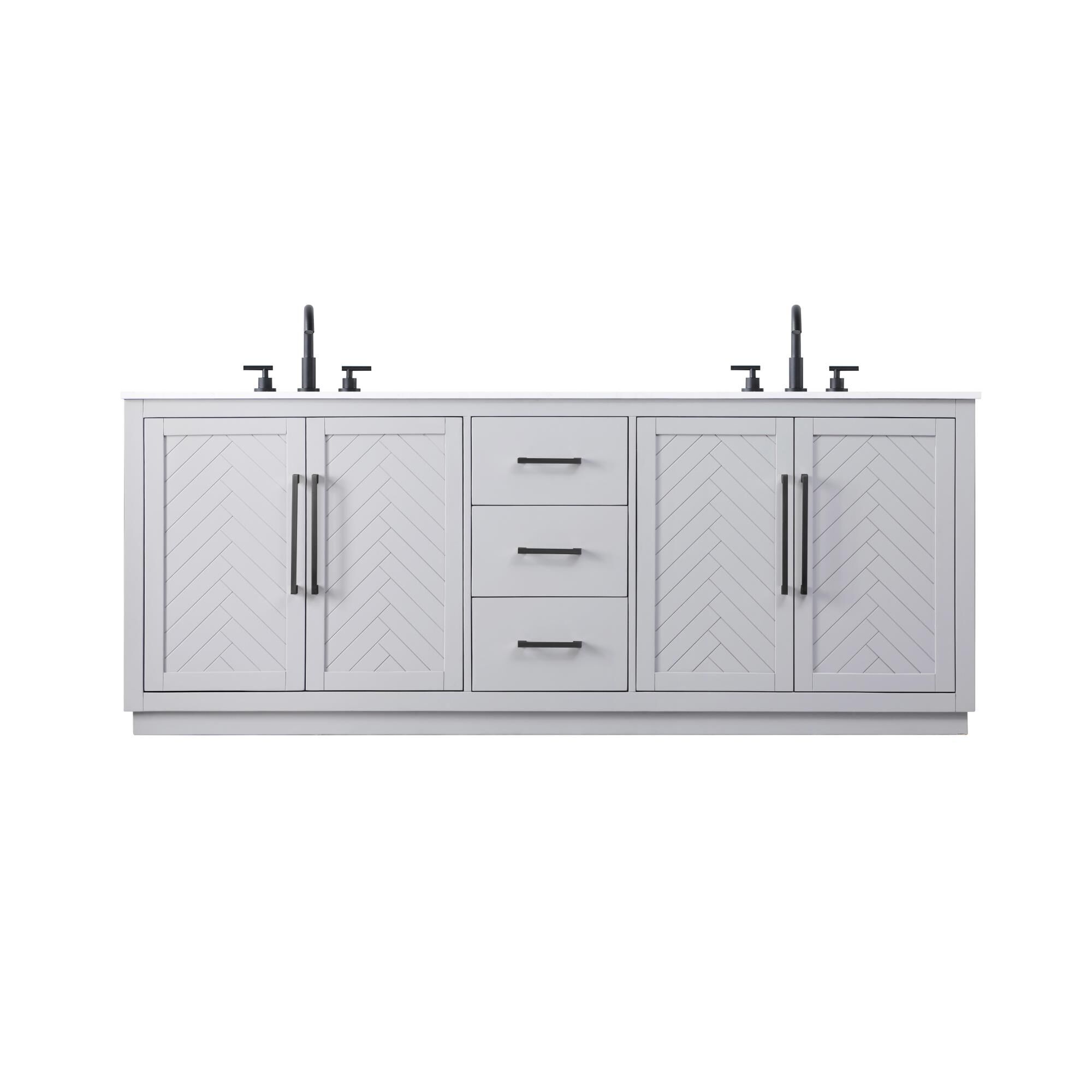 Chase 84 Inch Bath Vanity by Elegant Dcor