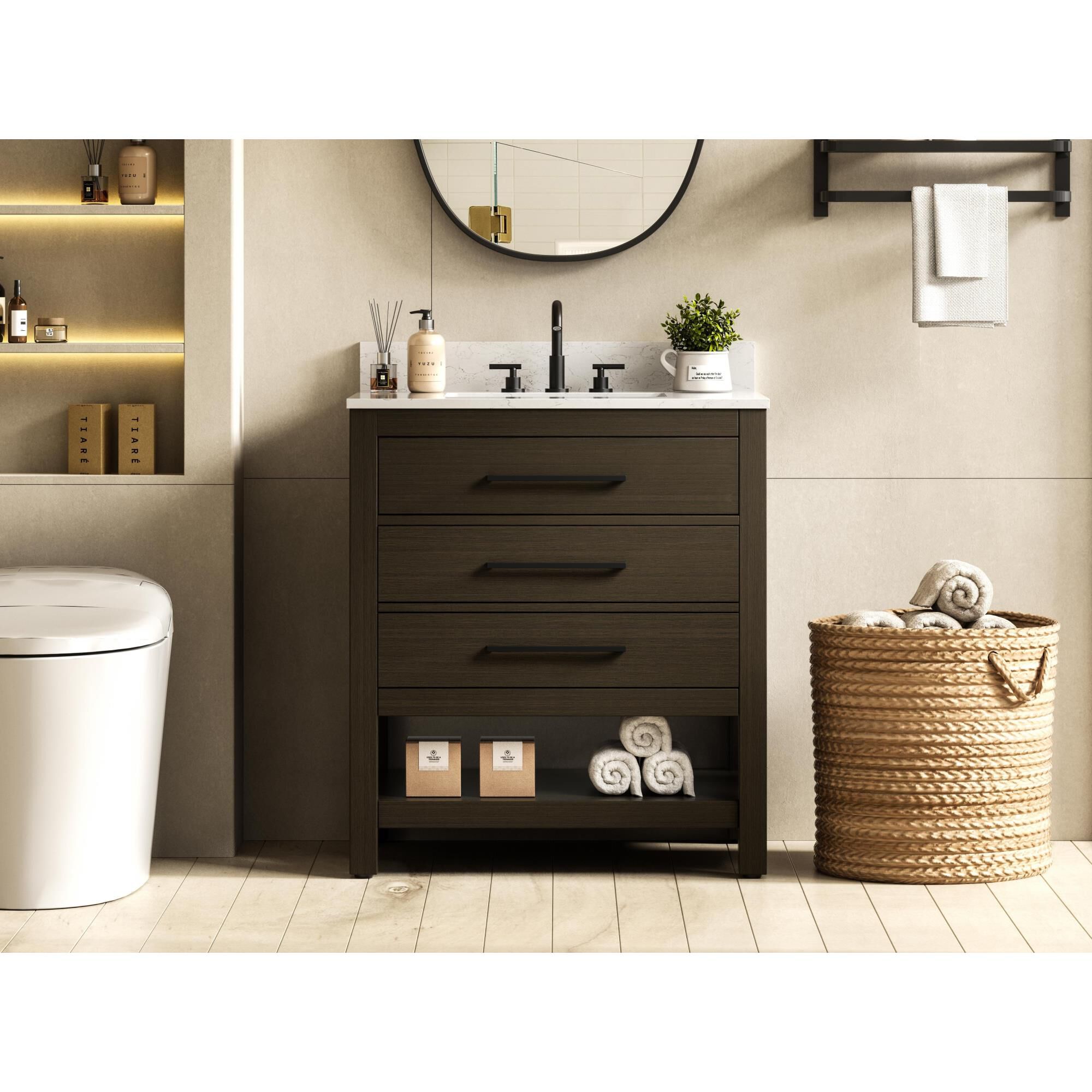 Karson 30 Inch Bath Vanity by Elegant Dcor