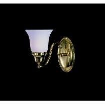 Shown with White Glass shade