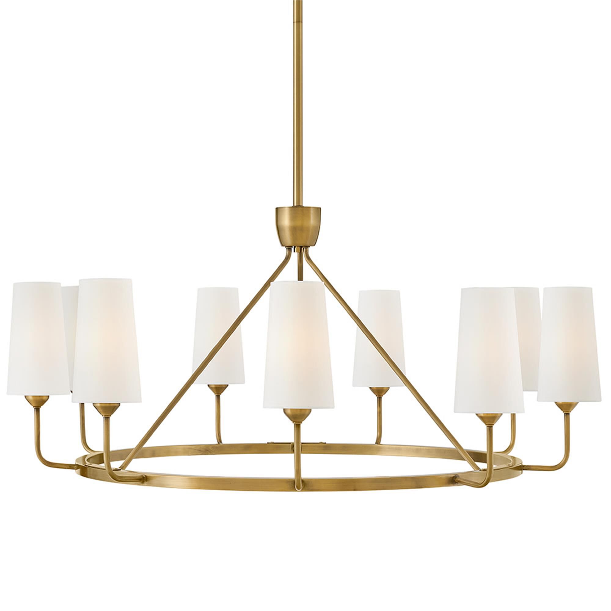 Shown in Heritage Brass finish