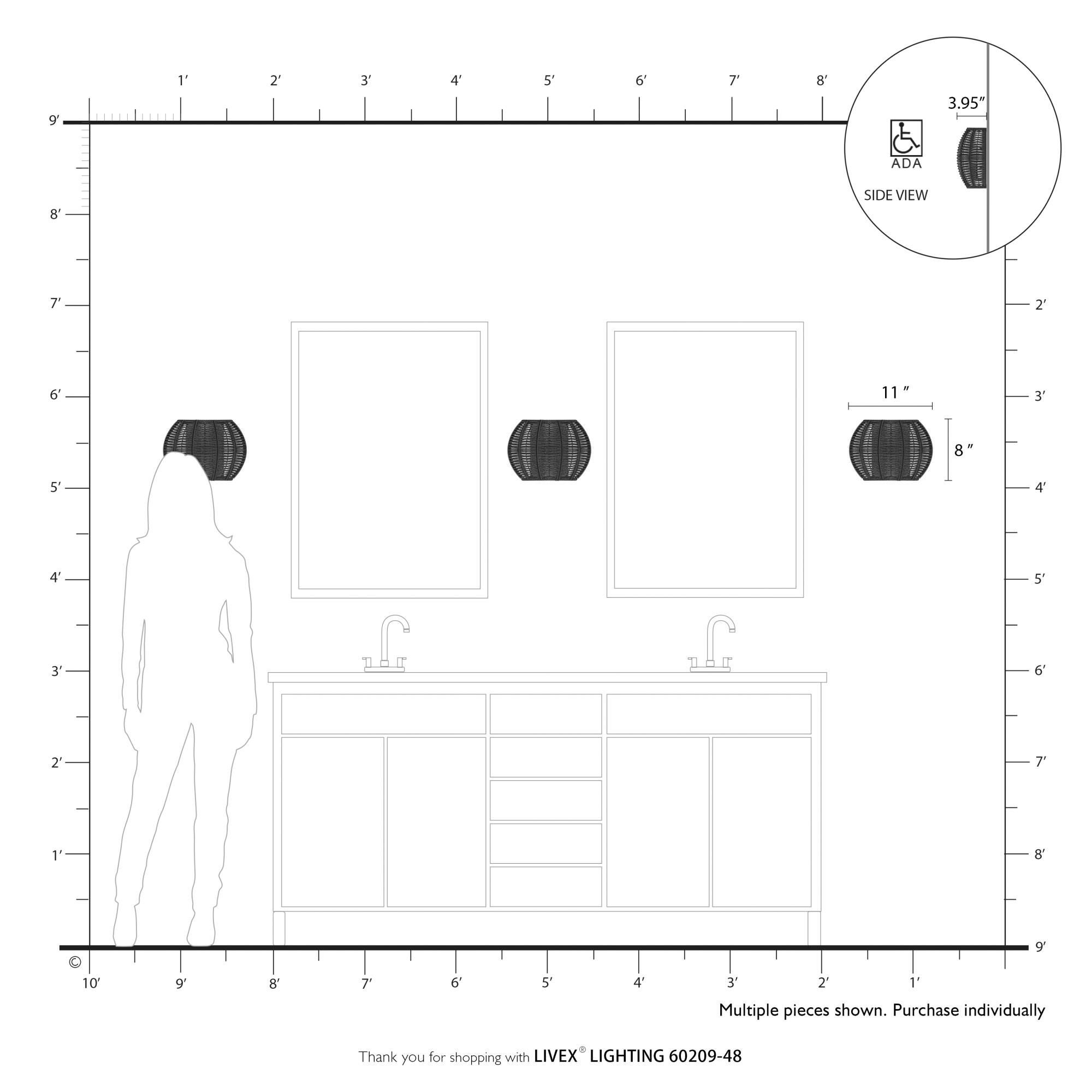 Shown in Antique Gold Leaf finish and Hand-Woven French Beige Paper Rope shade