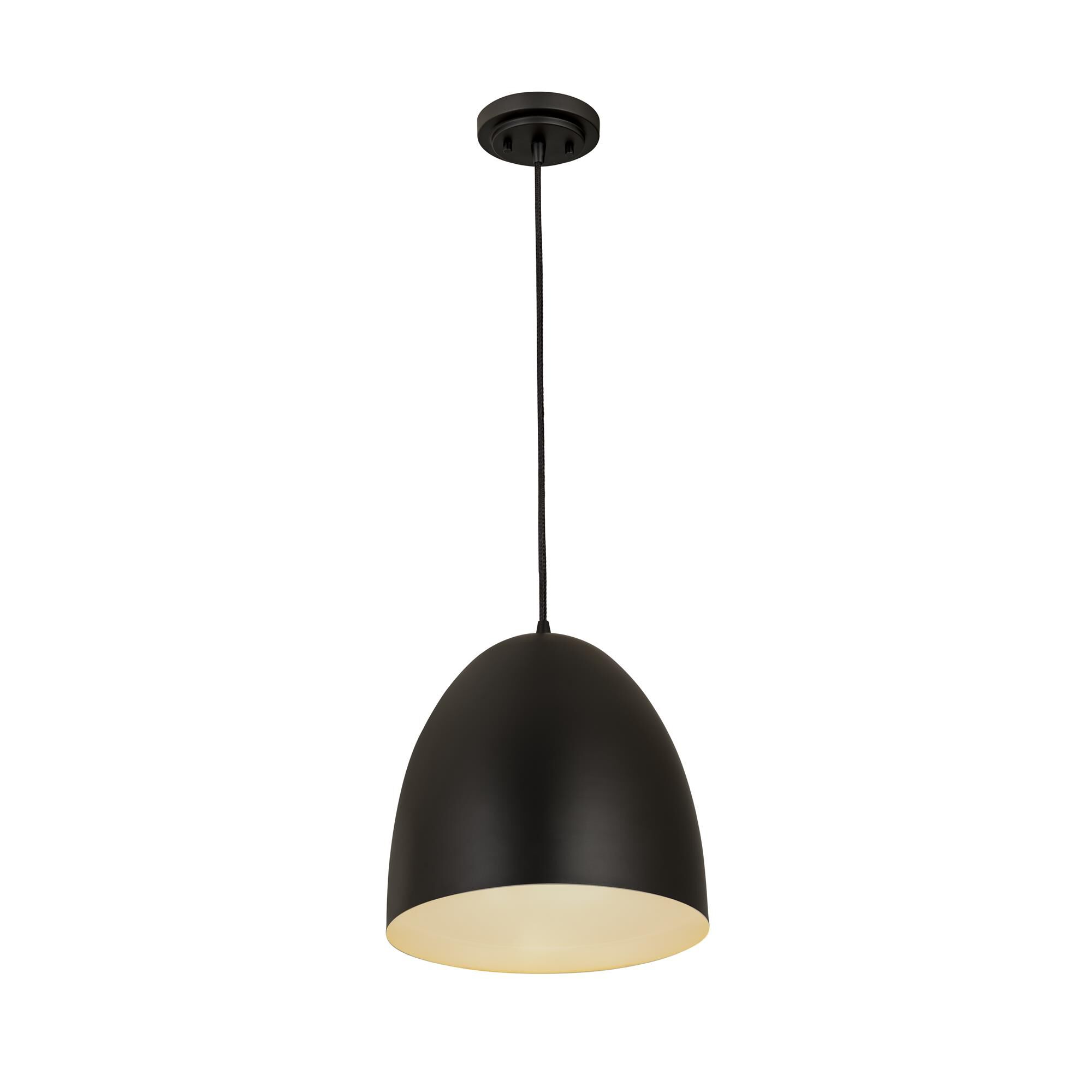 Shown in Matte Black finish and Iron glass and Iron shade